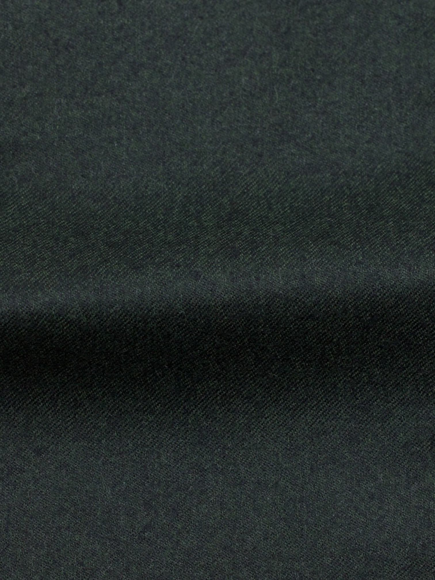 Sartoria Voglio Dark Green Wool & Cashmere Flannel Sartorial Trousers