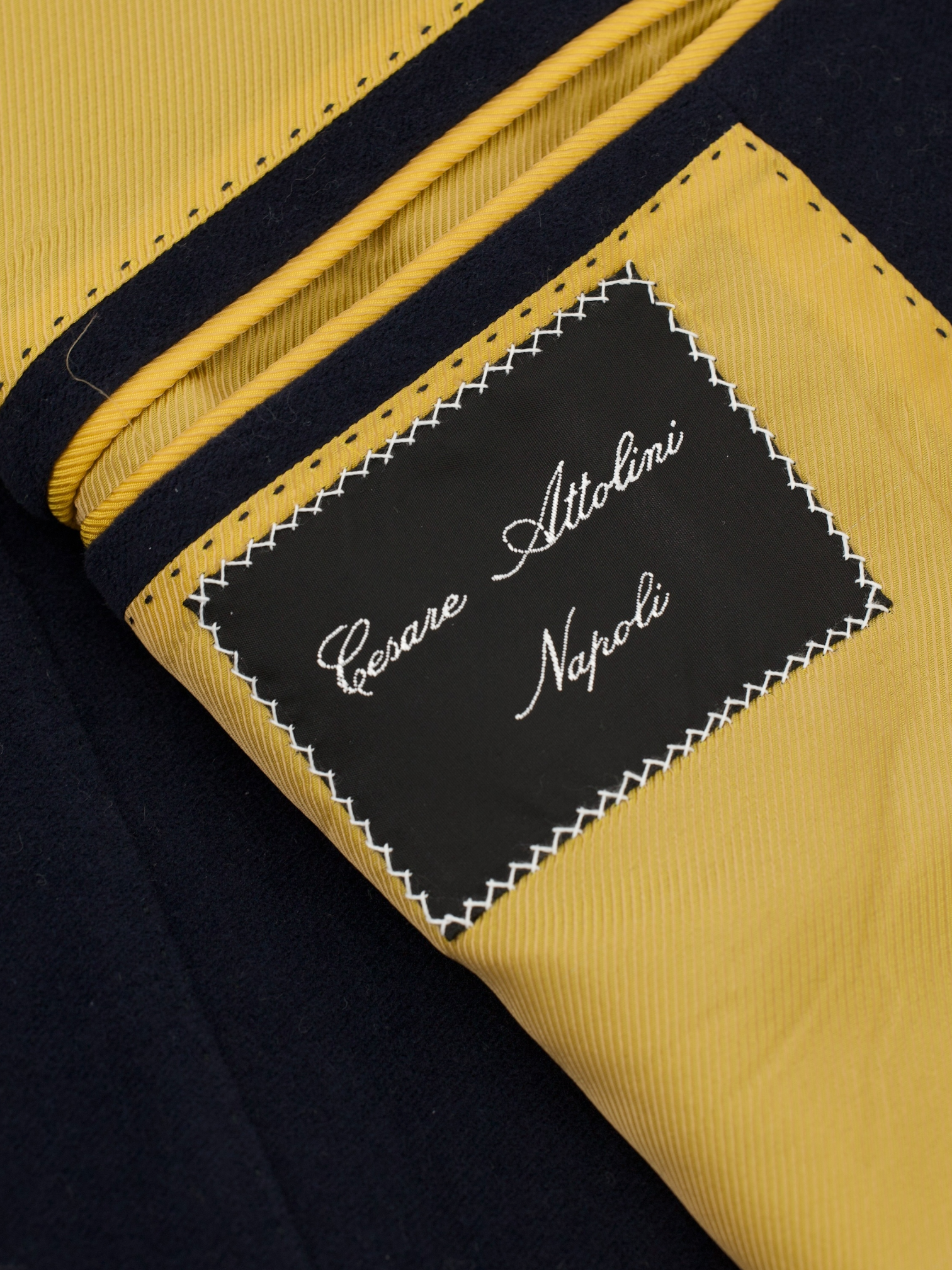 Cesare Attolini Navy Vintage Moleskin Cotton Jacket