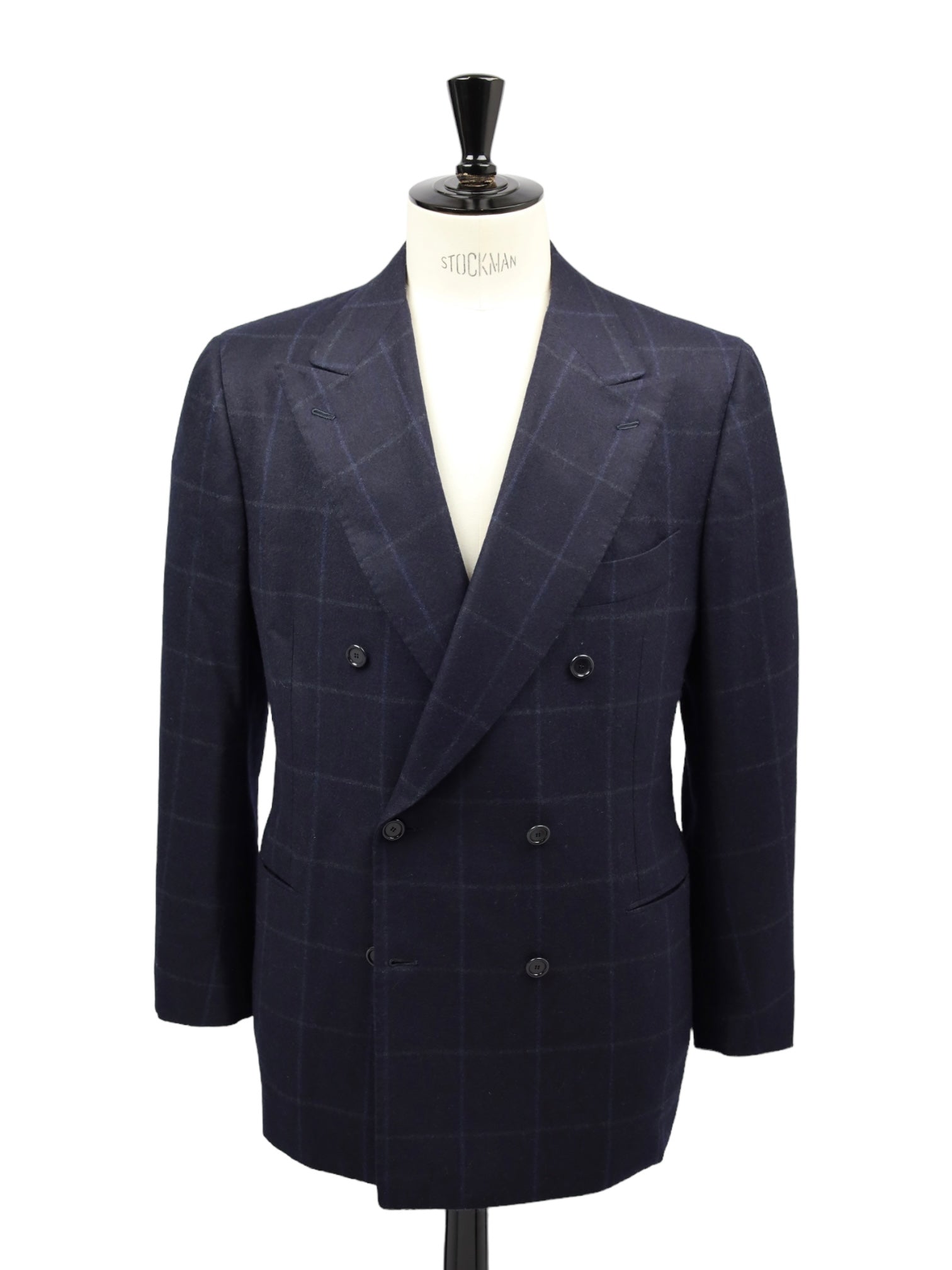 Cesare Attolini marineblauw jasje met dubbele rij knopen