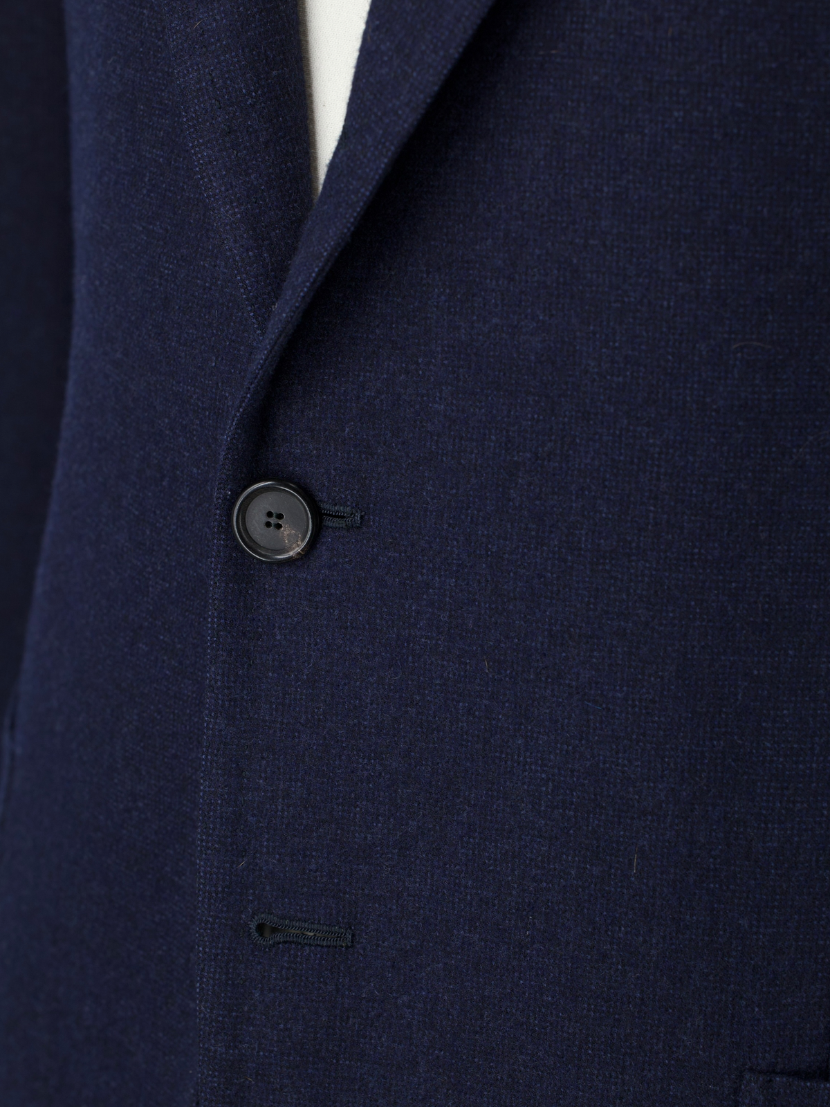 Cesare Attolini Navy Golden-Bale Merino Wool Blazer Jacket