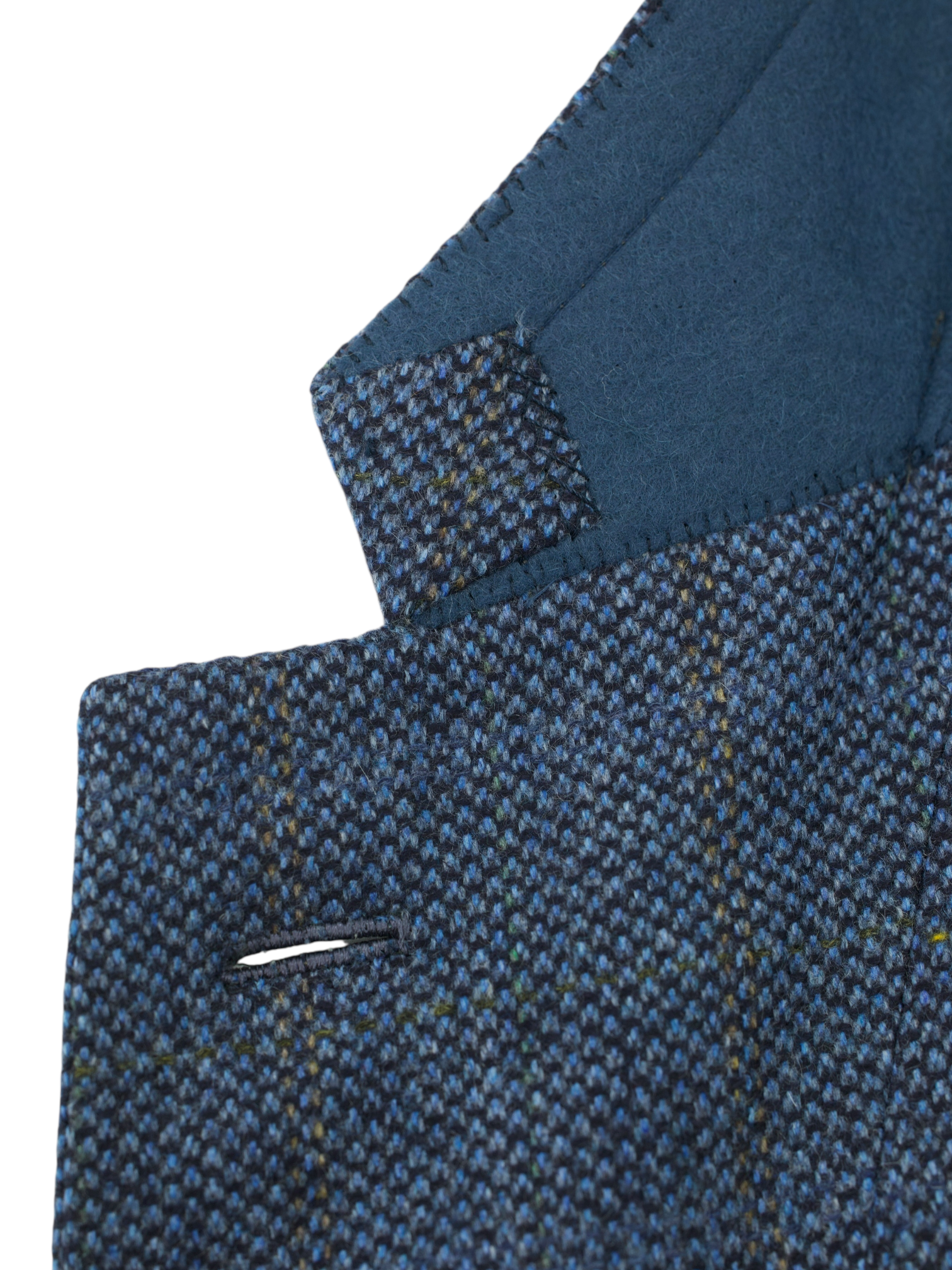 Brioni Blue & Brown Pure Cashmere Windowpane Parlamento Jacket