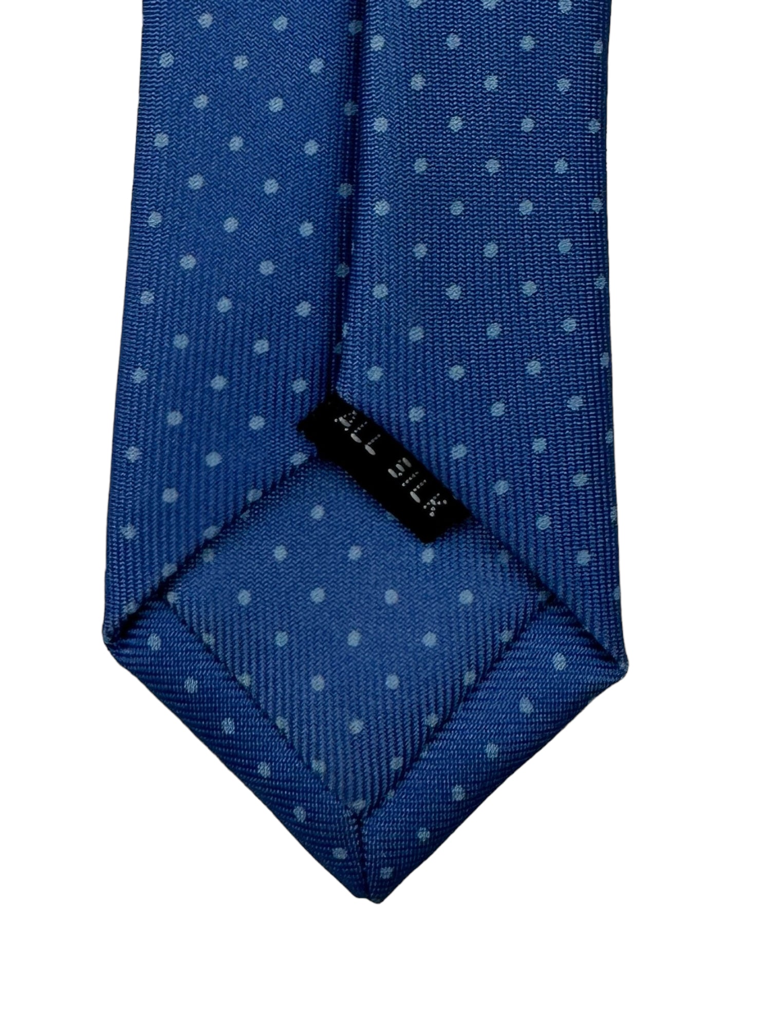 E.Marinella Light Blue Polkadot Tie