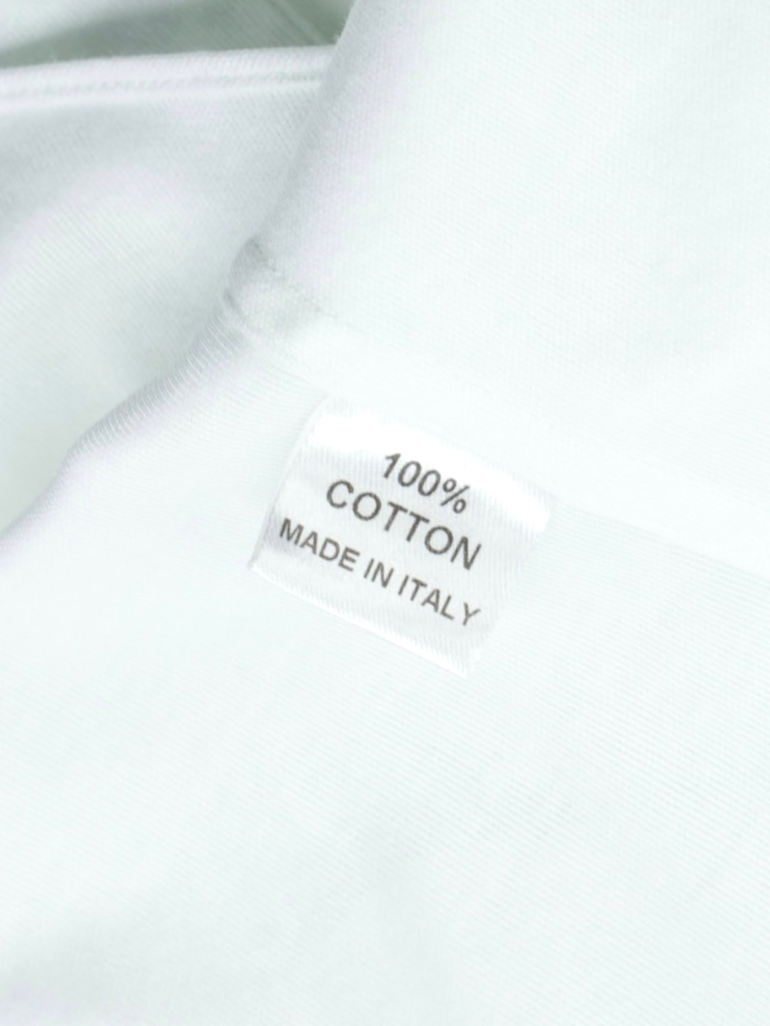 Fray White Jersey-Knitted Cotton Gabriel-Collar Shirt