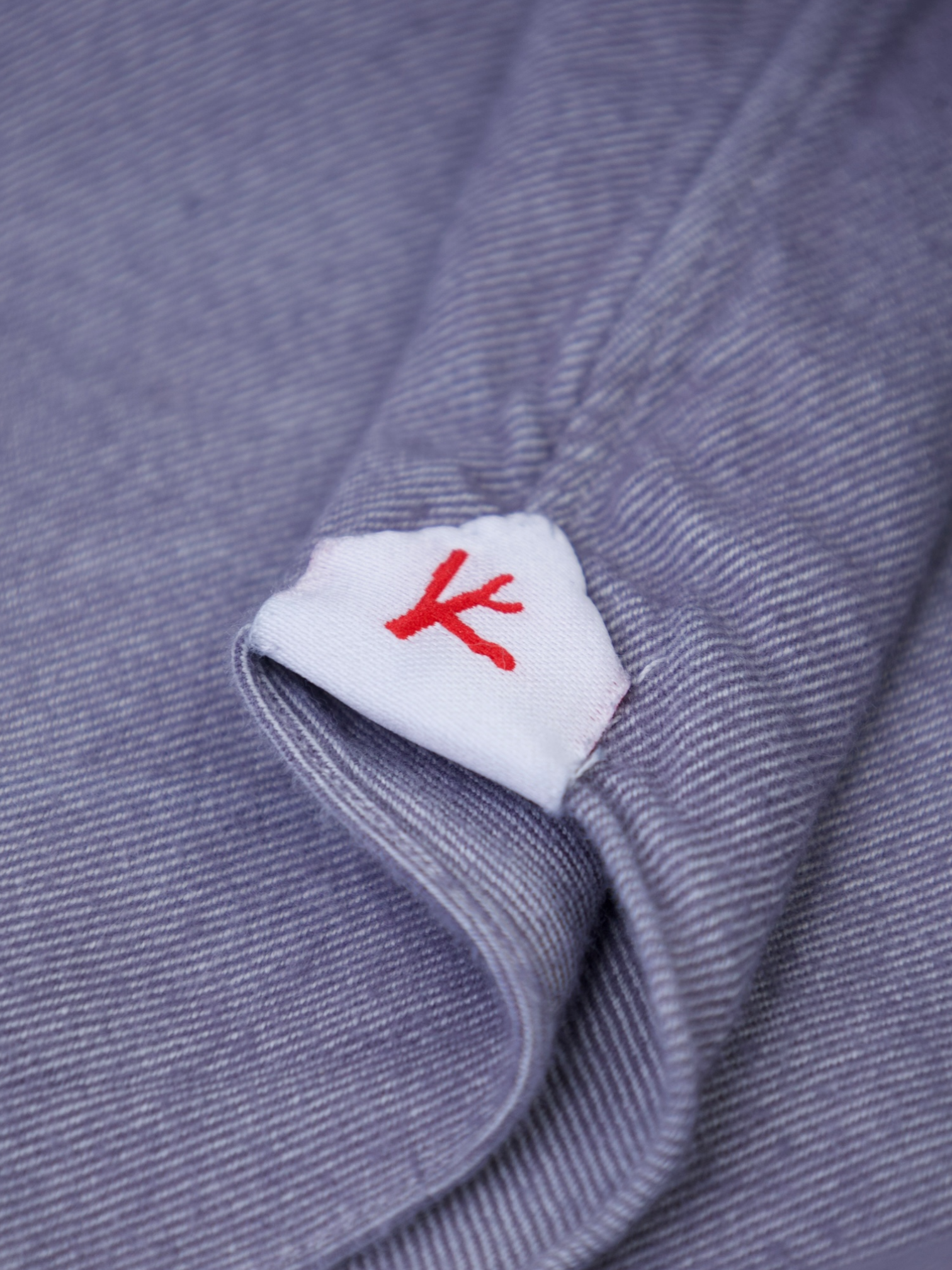 Isaia Grey Cotton Flannel Winter Shirt