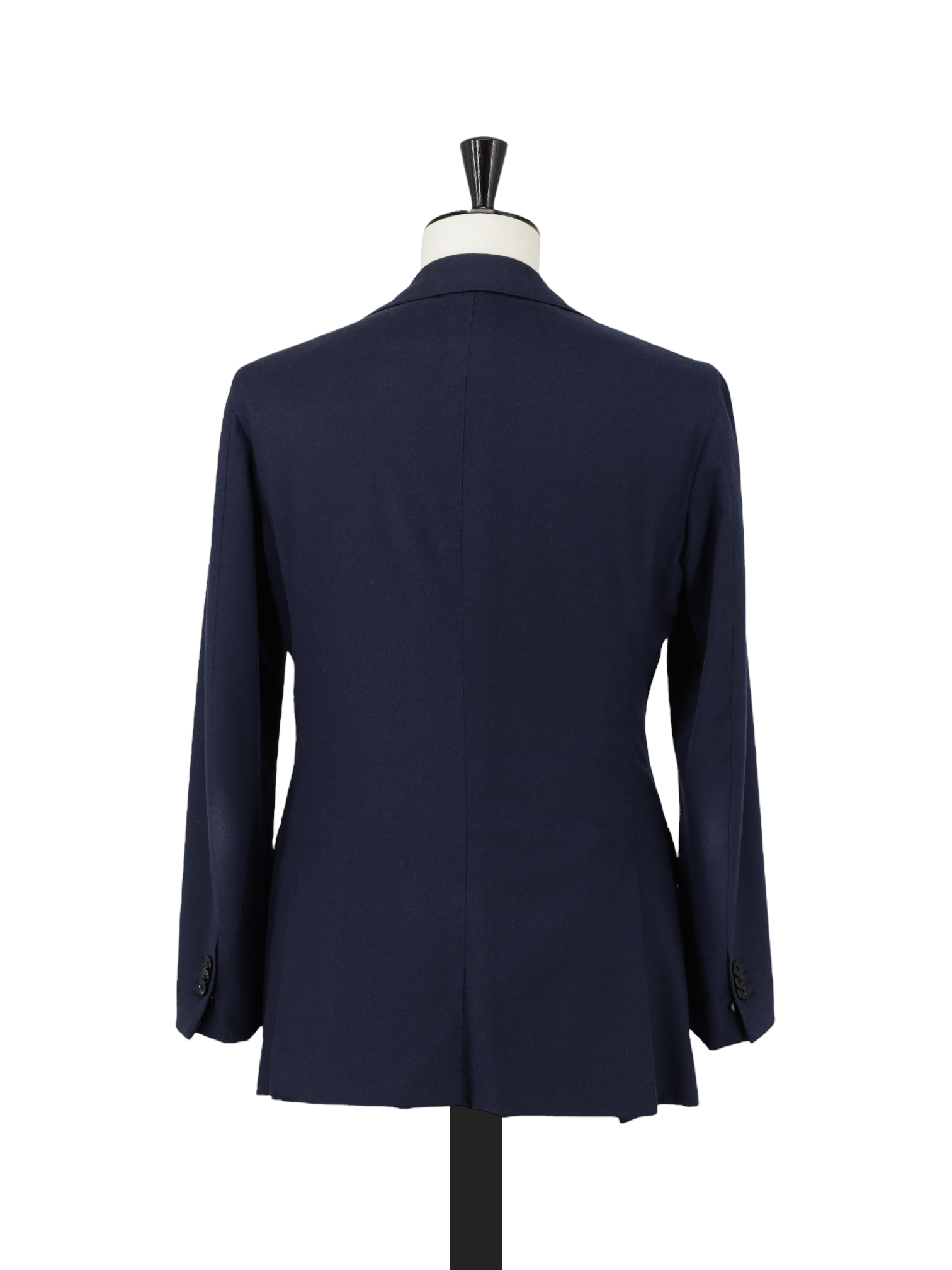 Orazio Luciano Navy Pure Plushy-Cashmere Plain Jacket