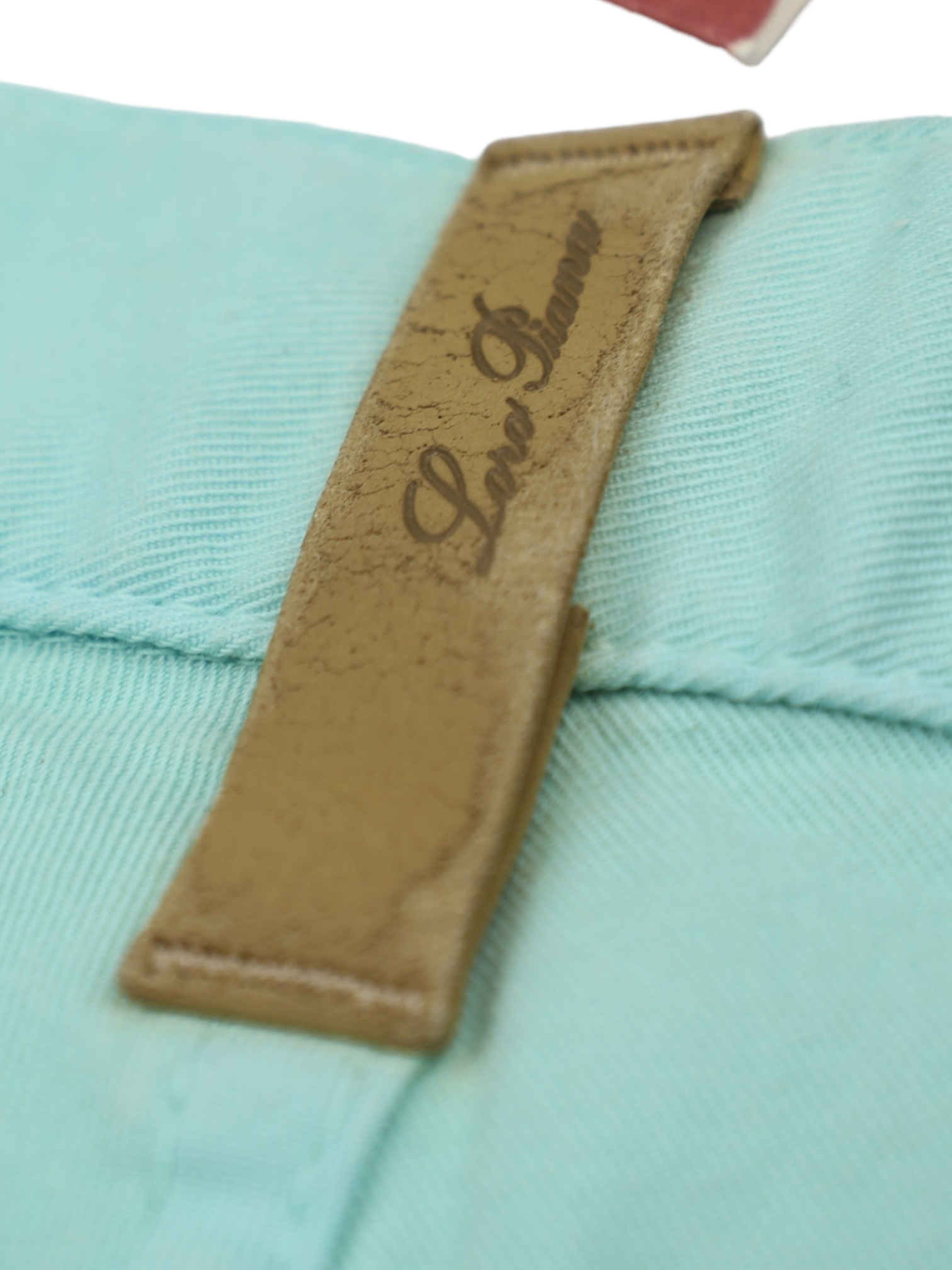 Loro Piana Mint-Green Cotton & Elastane 5-Pocket Chino