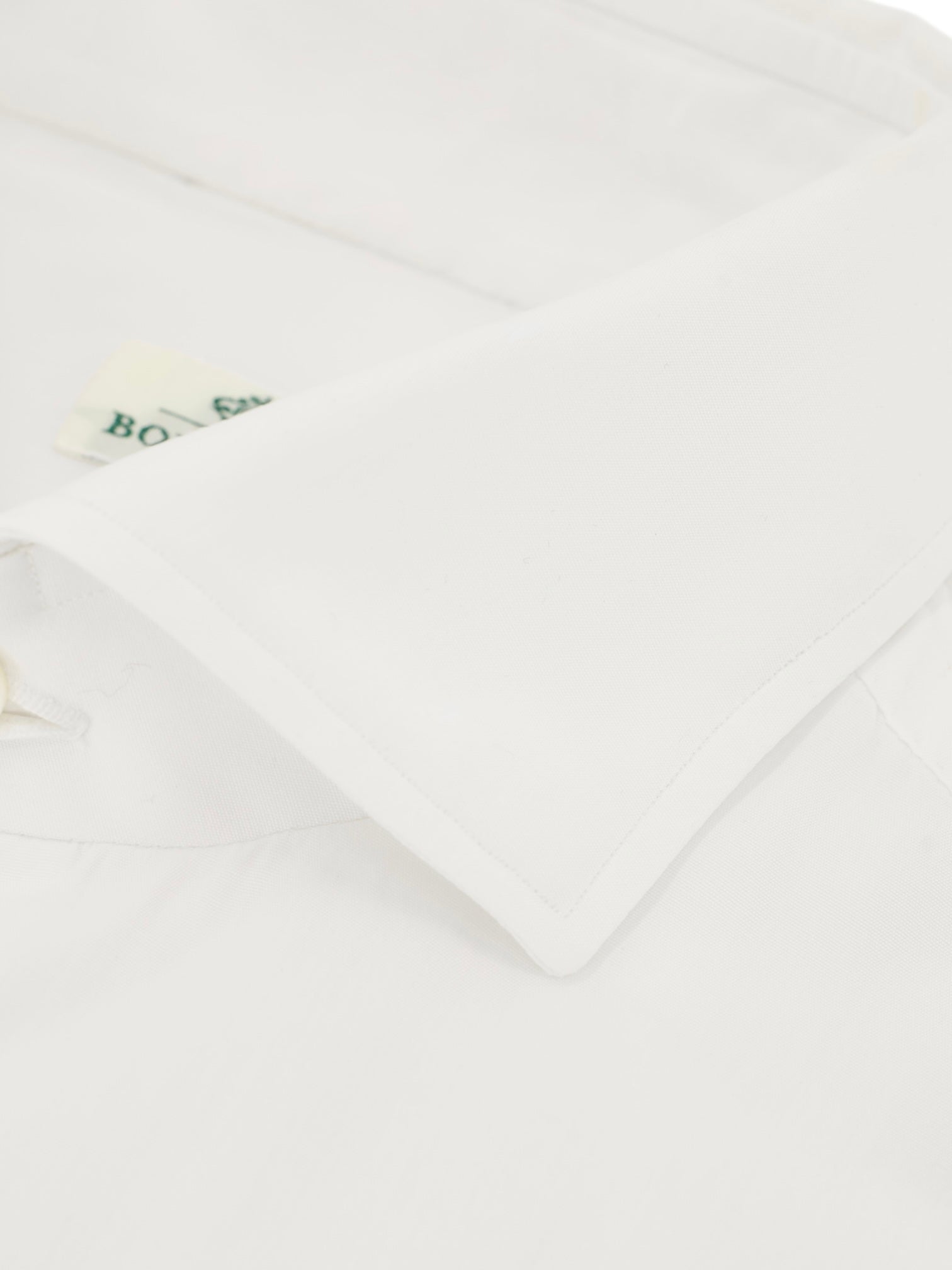 Luigi Borrelli White Cotton Poplin Neapolitan Shirt