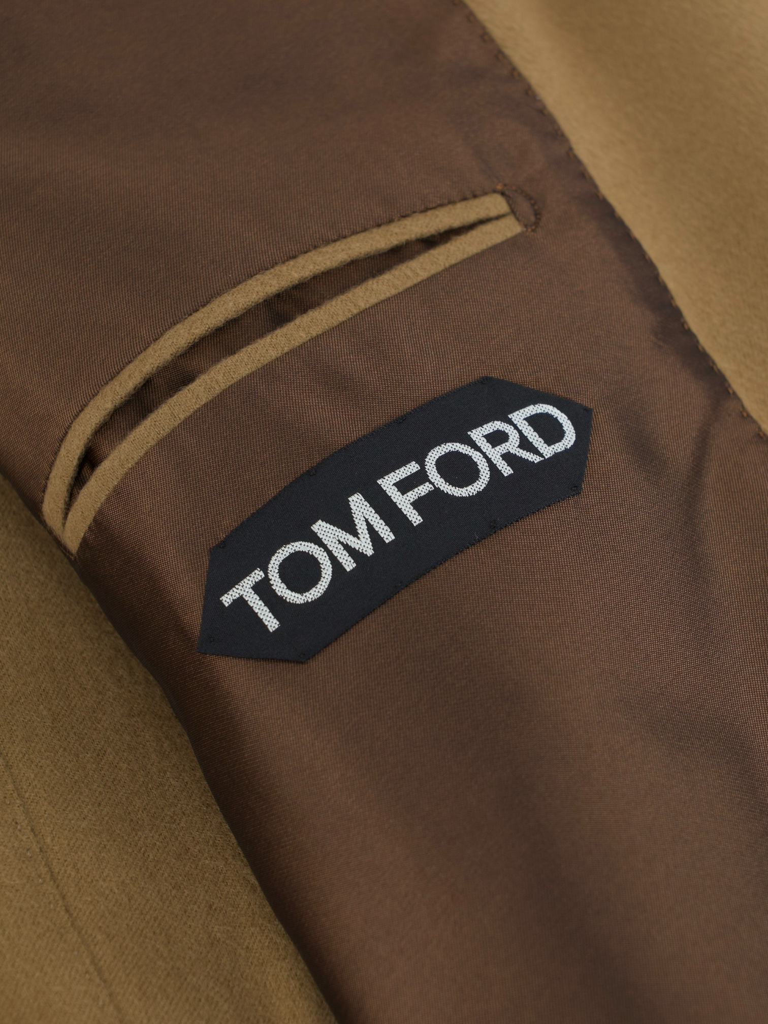 Tom Ford Camel Brown Pure Cashmere O'Connor Winter Jacket