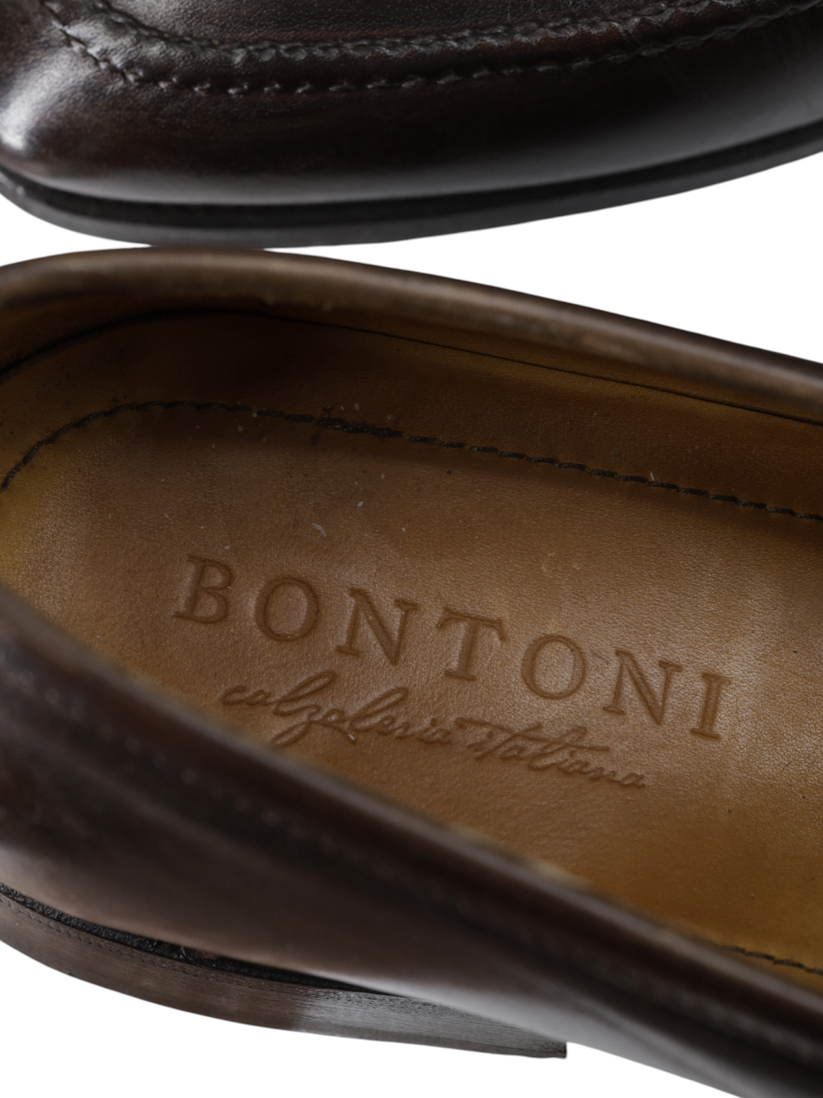 Bontoni Dark Brown Calfleather Principe Penny Loafer