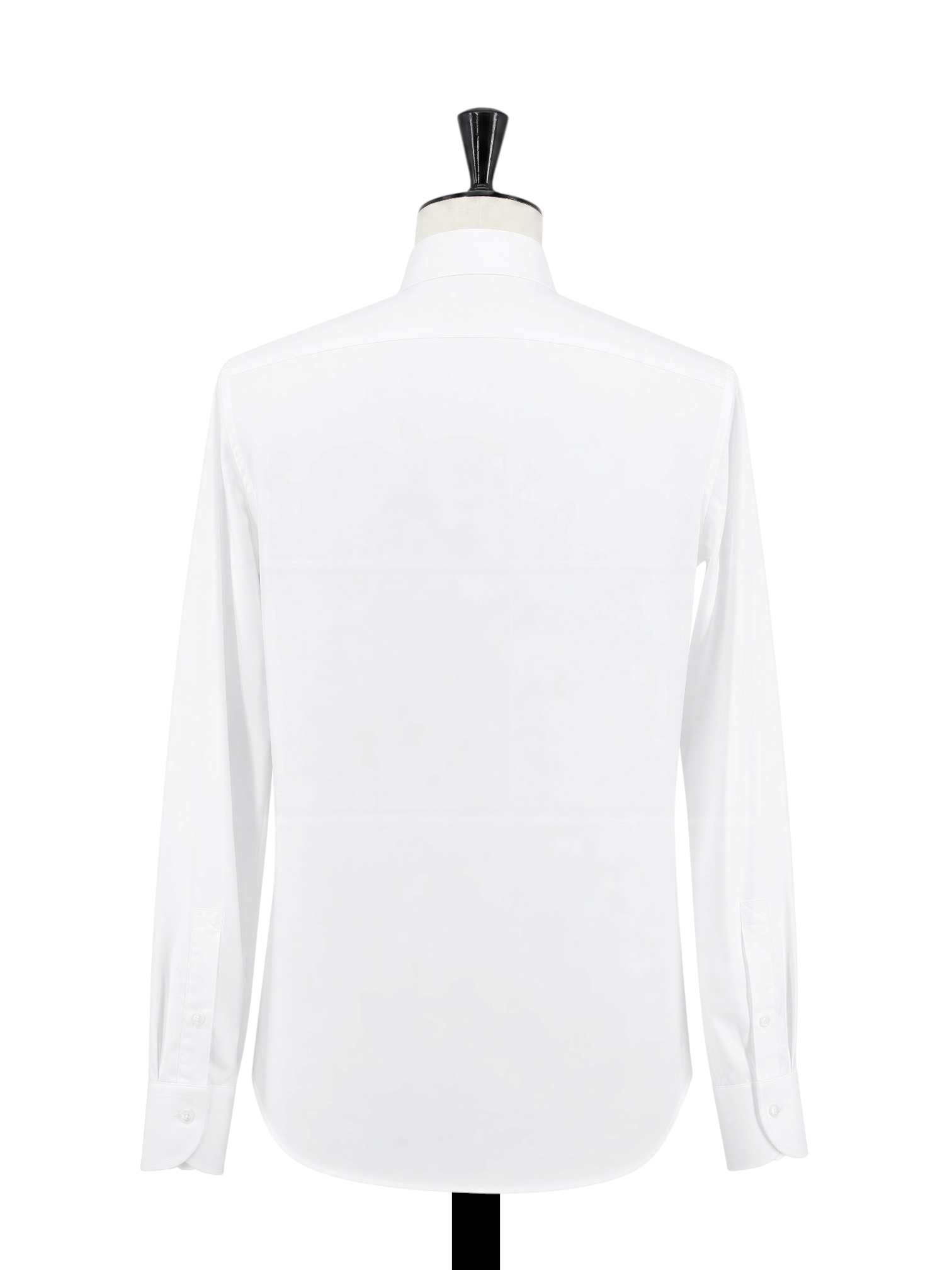 Borriello Napoli White Poplin-Cotton "Marechiaro" Spread-Collar Shirt