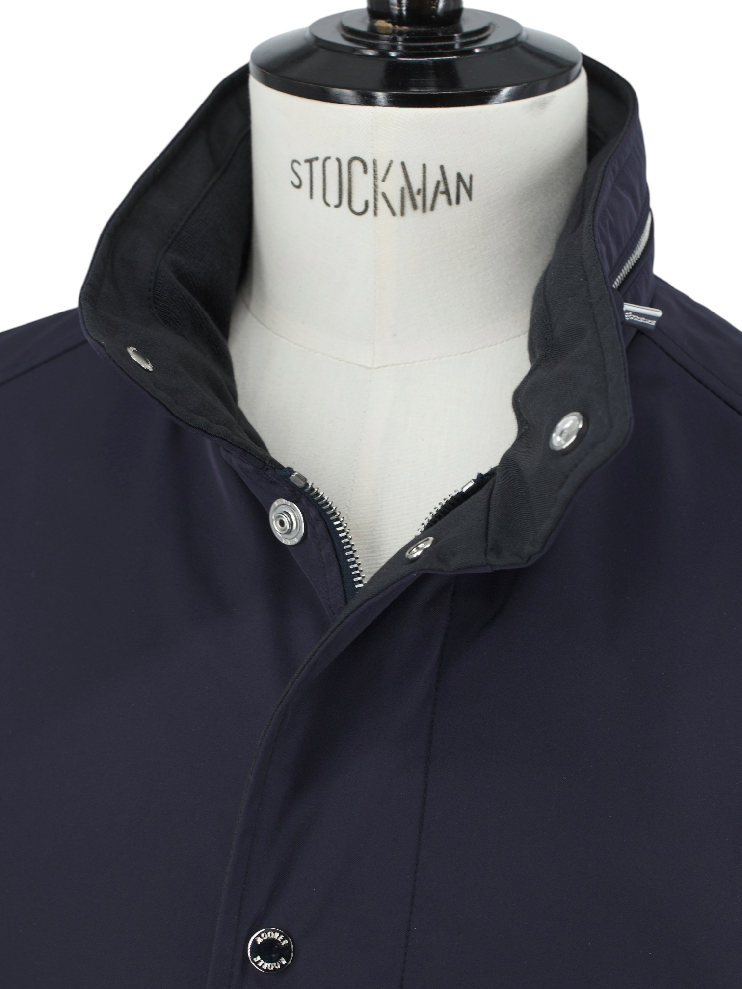 MooRER Navy Waterrepellent "Sten-AT" Fieldjacket