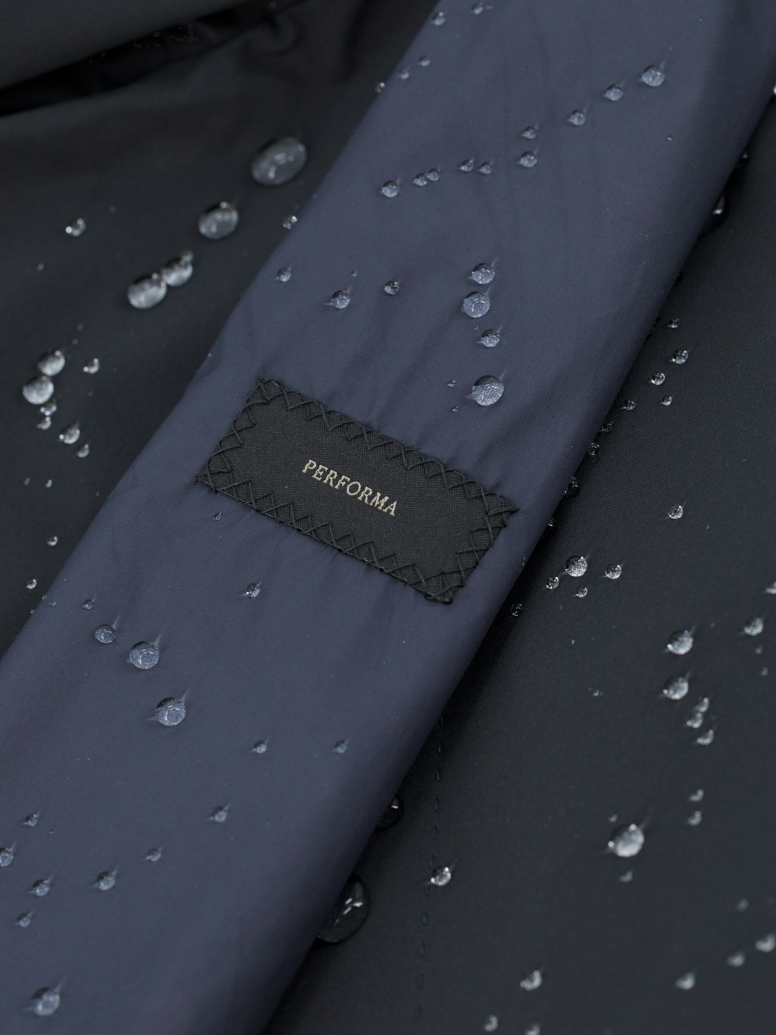 Brioni Deep Navy "Performa" Sartorial Raincoat Parka