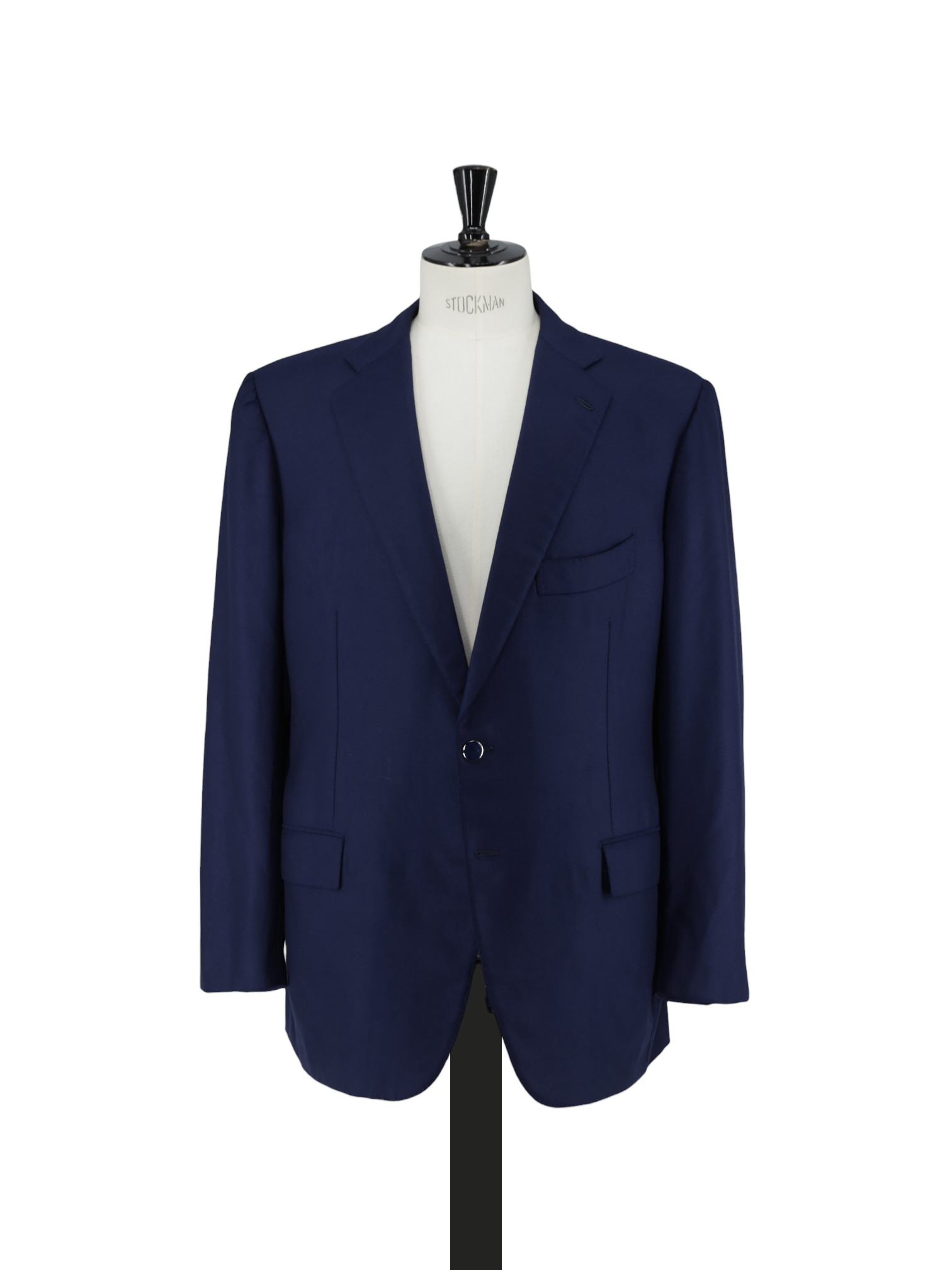 Cesare Attolini Dark Blue Wool & Cashmere Twill Blazer Jacket