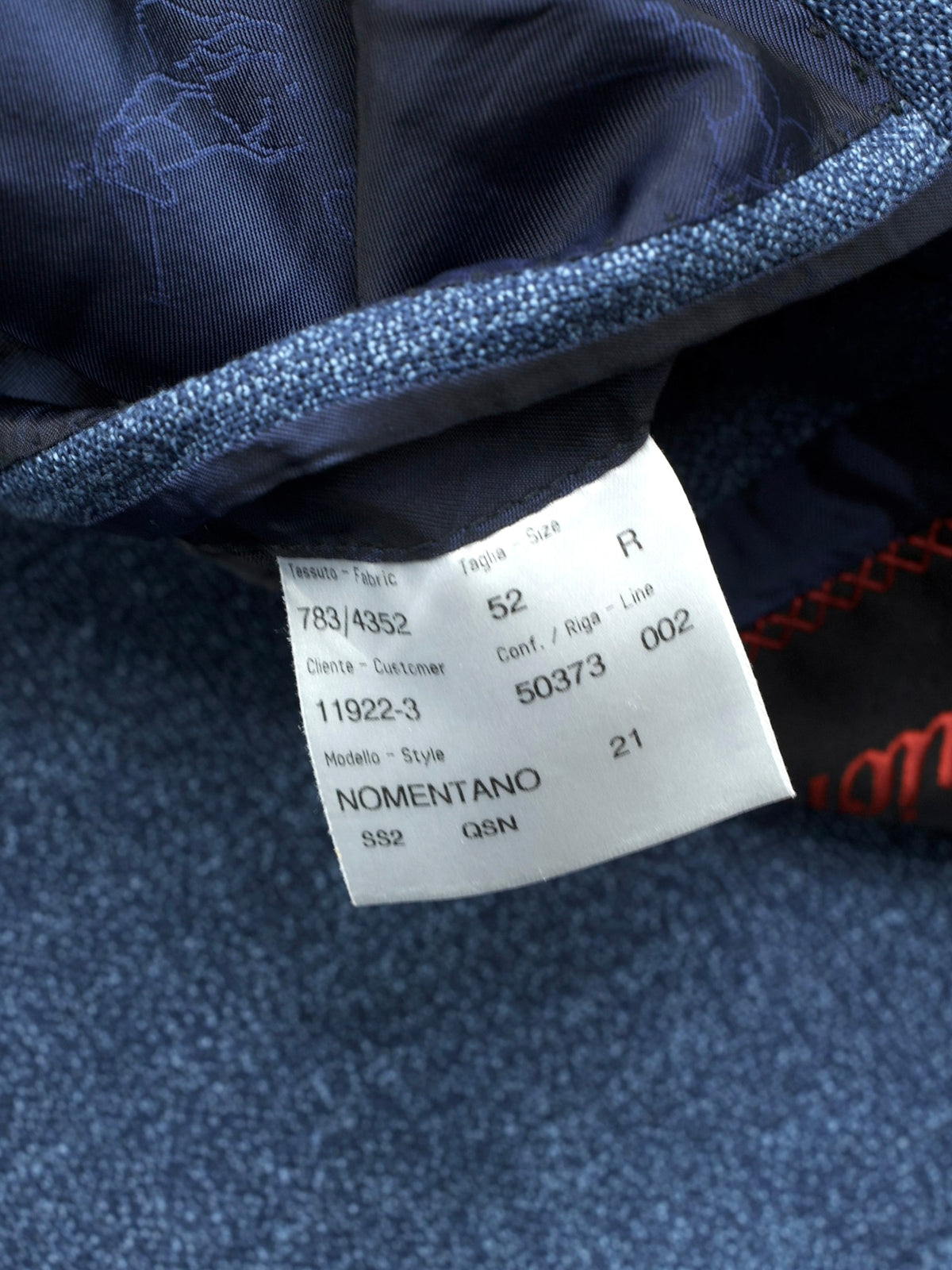 Brioni Light Blue Speckled Wool & Linen Vintage Roman-Style Jacket