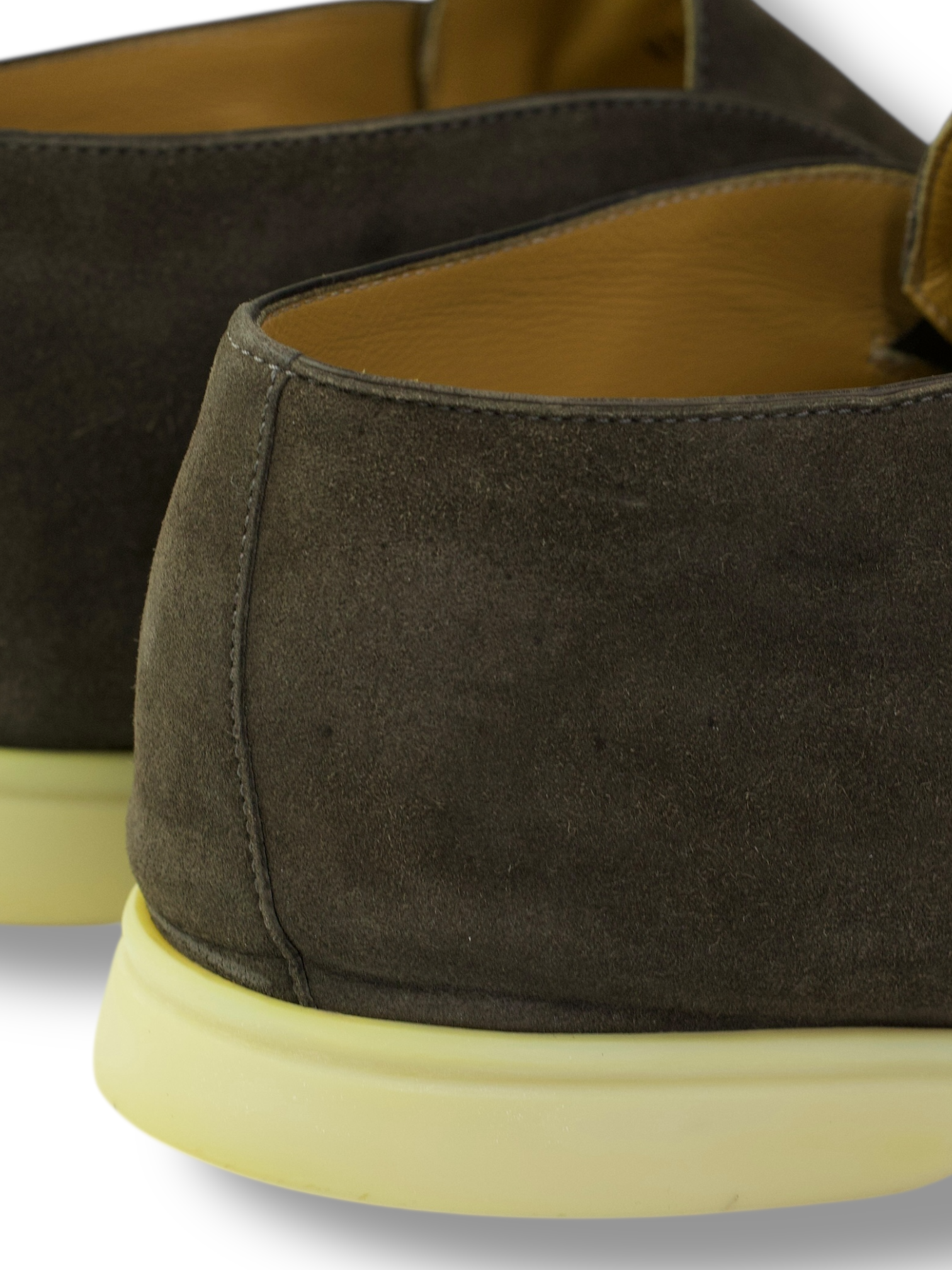 Loro Piana Chocolate Brown Suede Open Walk Ankle Boots