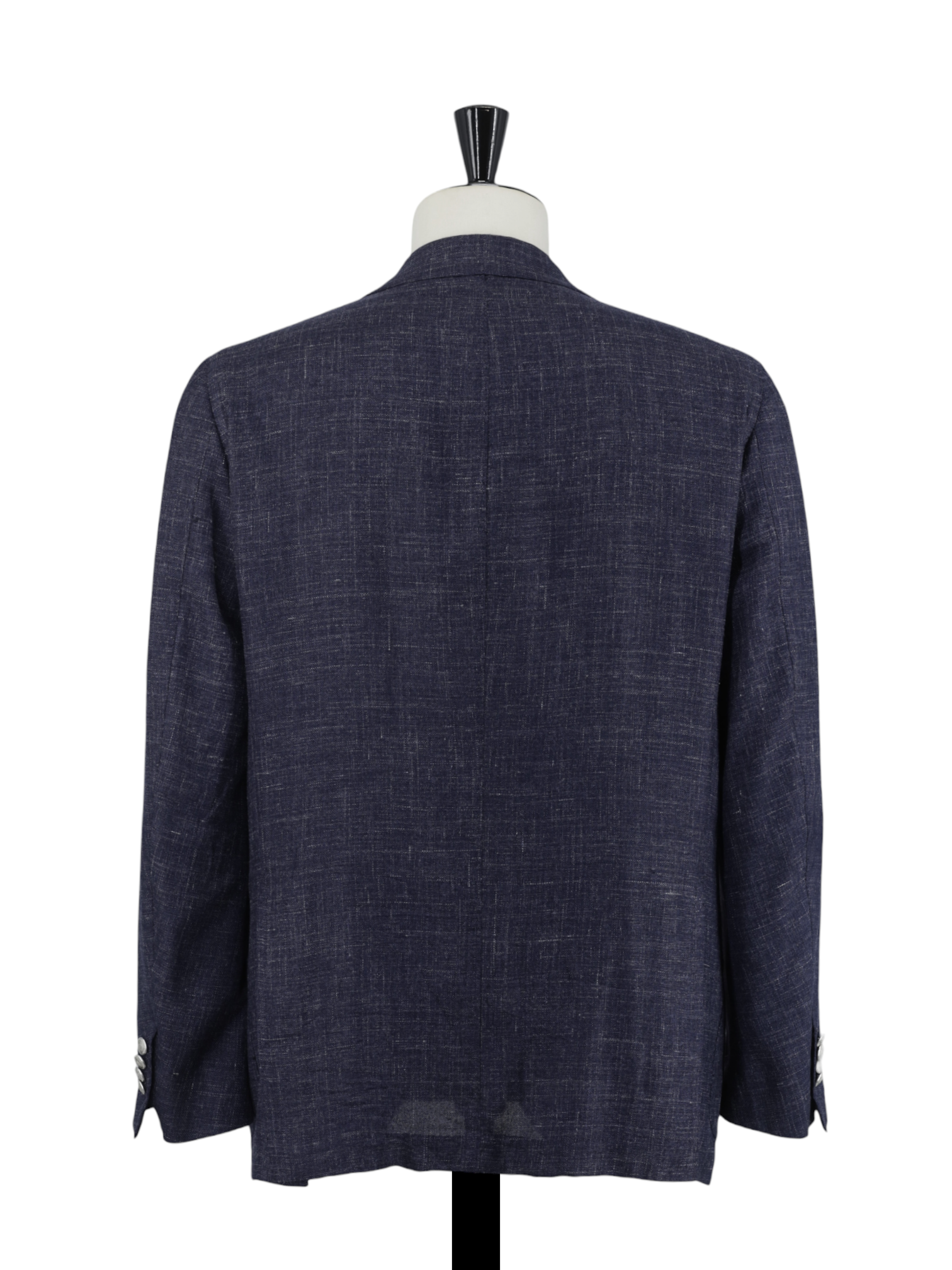 Cesare Attolini Blue Cashmere, Silk & Linen Basketweave Summer Jacket