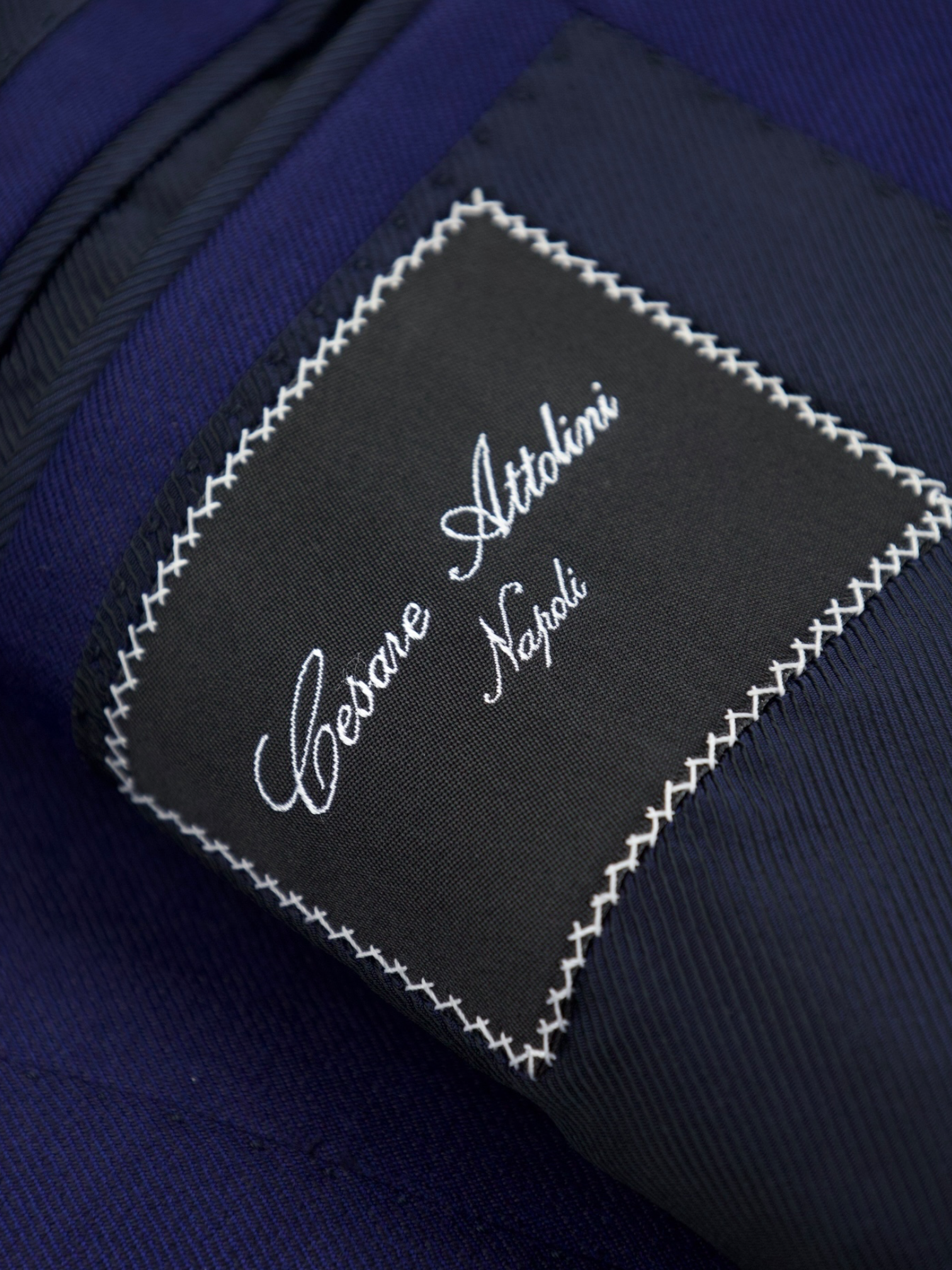 Cesare Attolini Royal Blue Cashmere & Silk Blend Jacket