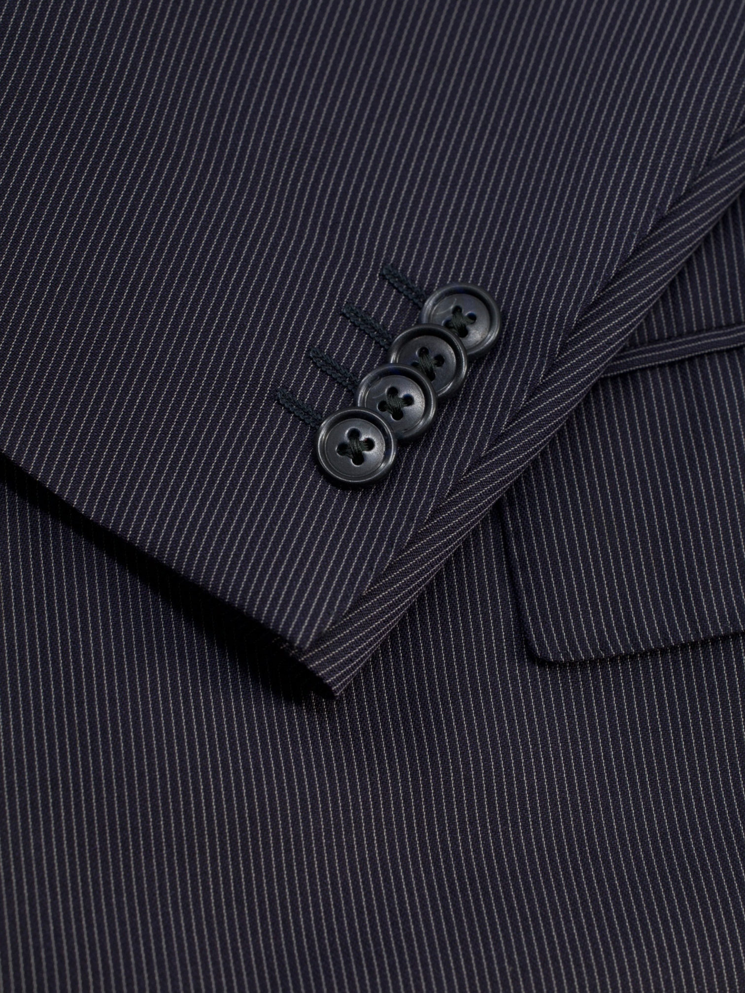 Corneliani Navy Super 110's Micro-Pinstripe Leader Suit