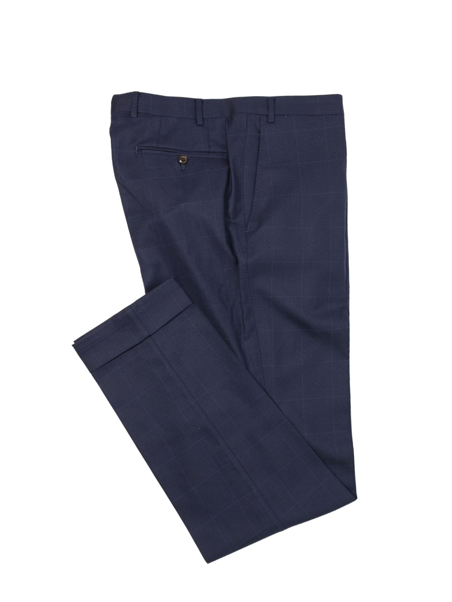Canali Blue Super 160's Windowpane Suit