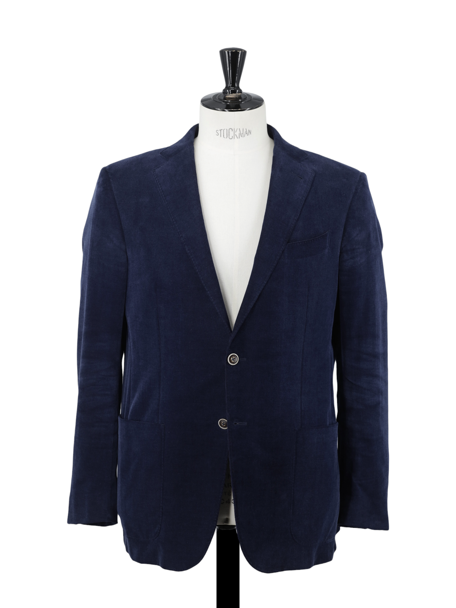 Ermenegildo Zegna Dark Blue Cotton, Cashmere-Stretch "Cashco Comfort" Mila Jacket
