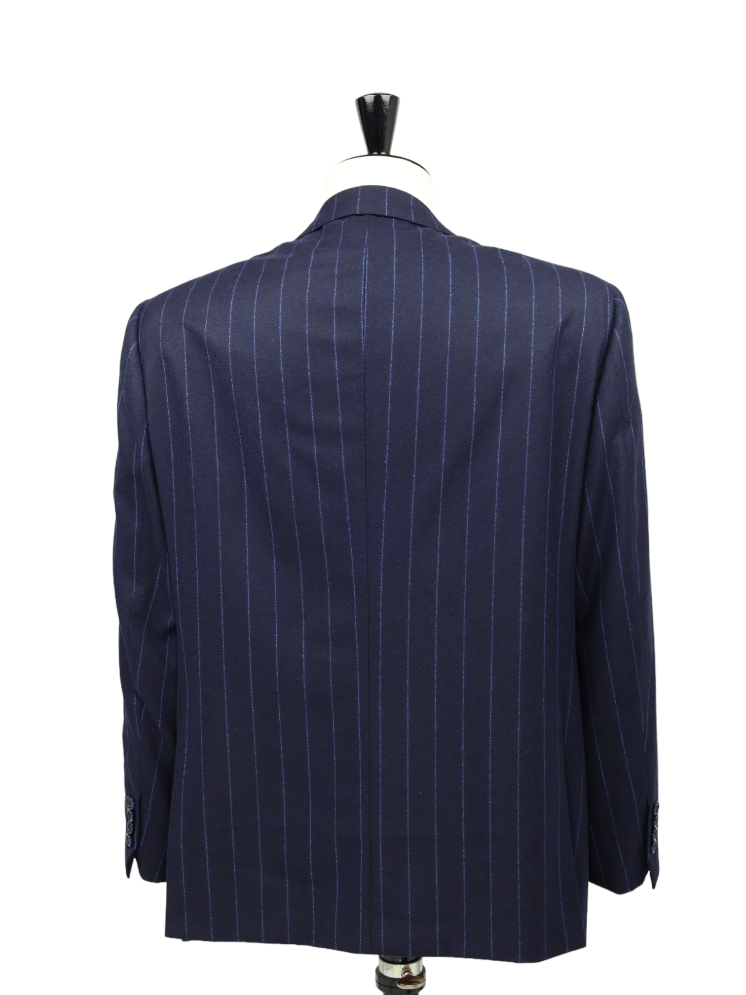 Brioni Navy Wool & Silk Chalk-Stripe Flannel Pallavicin Suit