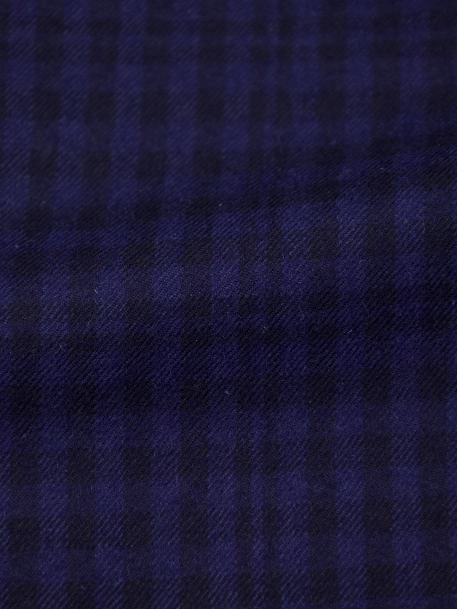 Cesare Attolini Dark Purple Gingham Check Suit
