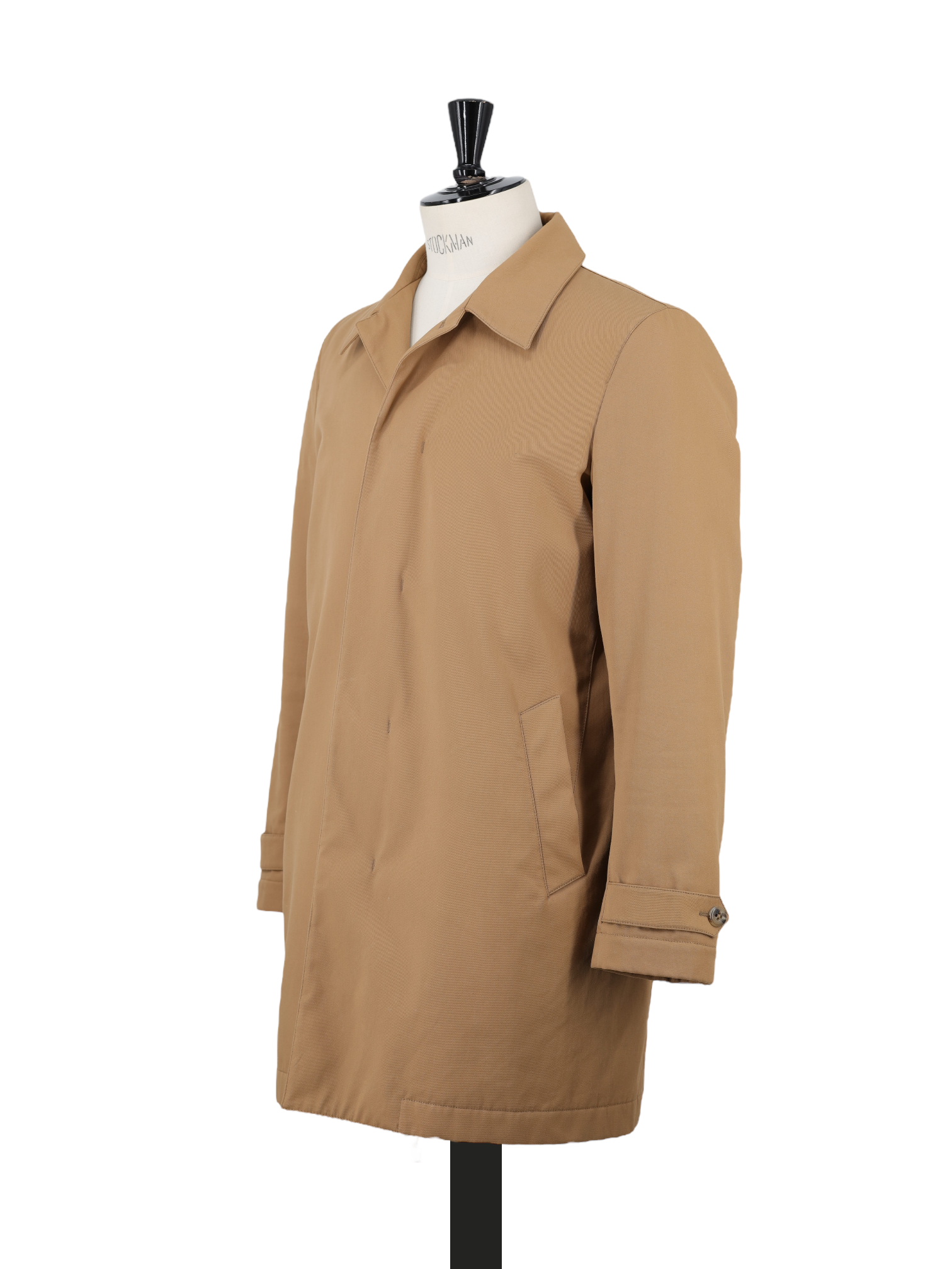 Canali Brown Cotton-Twill Water Repellent Carcoat