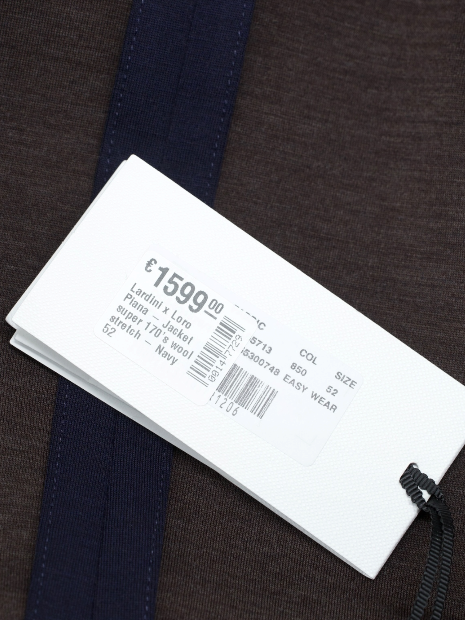 Lardini Navy Super 170's "Wish" & Stretch Knitted Jacket