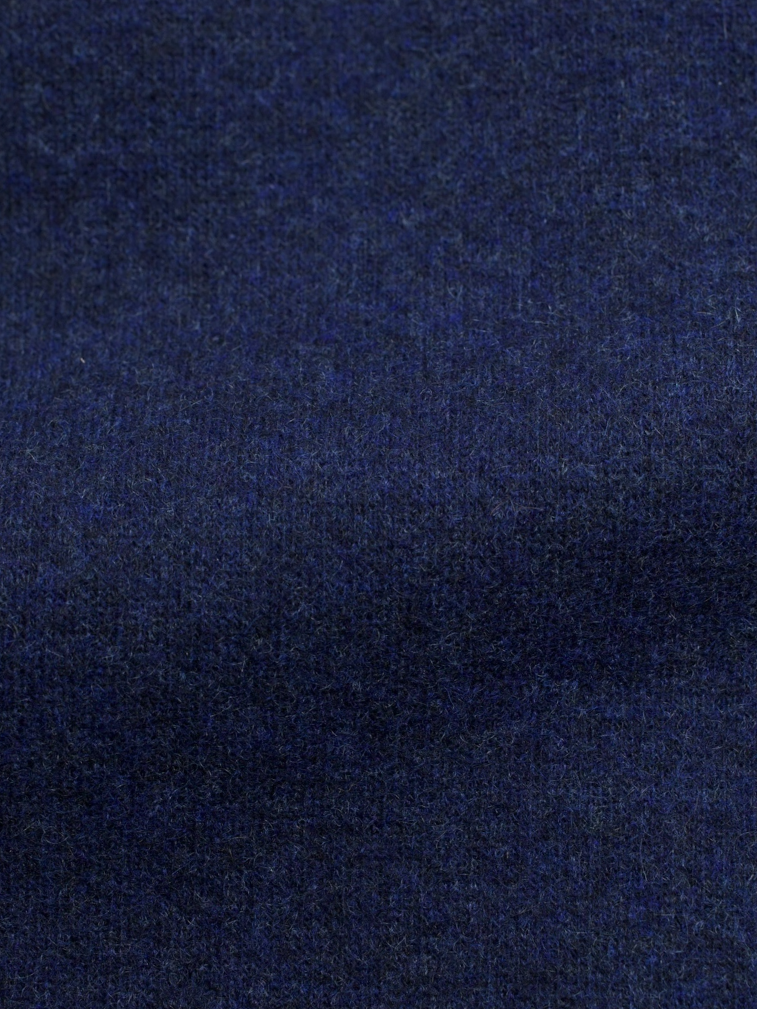 Fedeli Dark Blue Pure Cashmere Tubular-Collar "Damon" Jacket