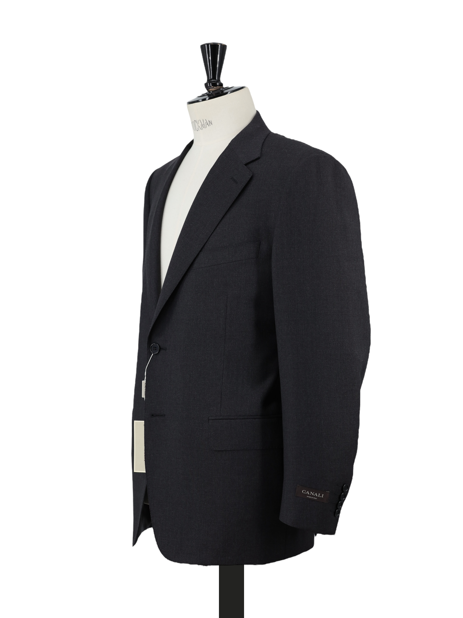 Canali Dark Grey Fine-Wool Timeless "Corto" Suit