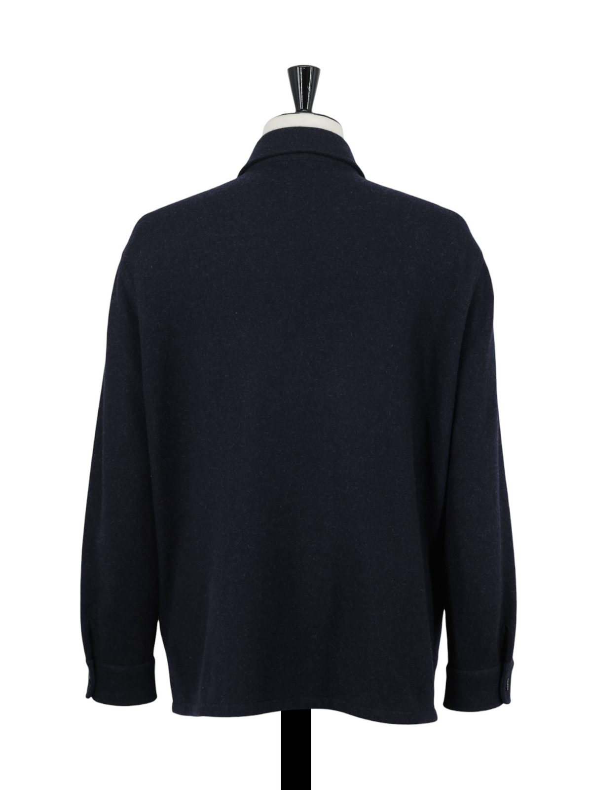 Loro Piana Navy Jersey Novalis Cashmere Overshirt Jacket