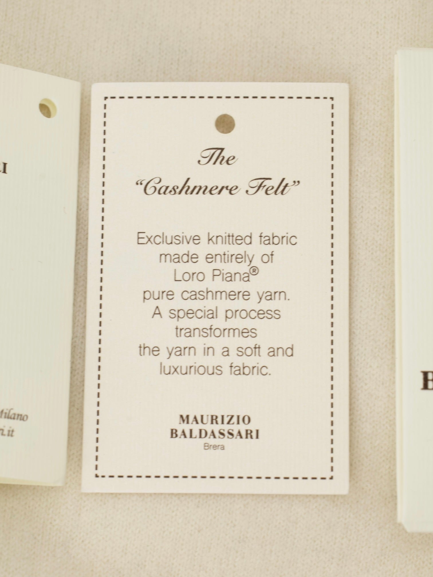 Maurizio Baldassari Creme Pure Cashmere Felt Solferino Overshirt