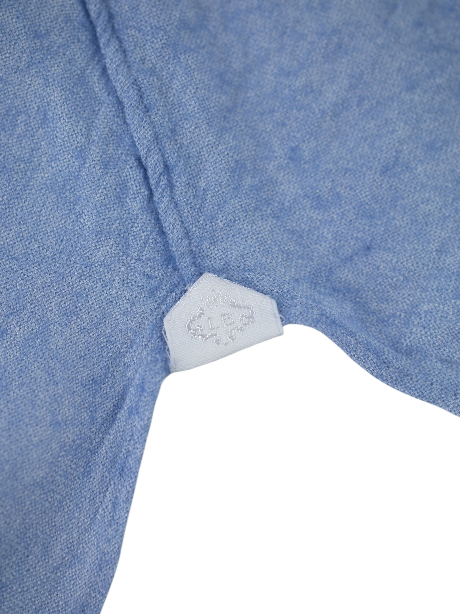 Luigi Borrelli Light Blue Modal & Wool Flannel Shirt