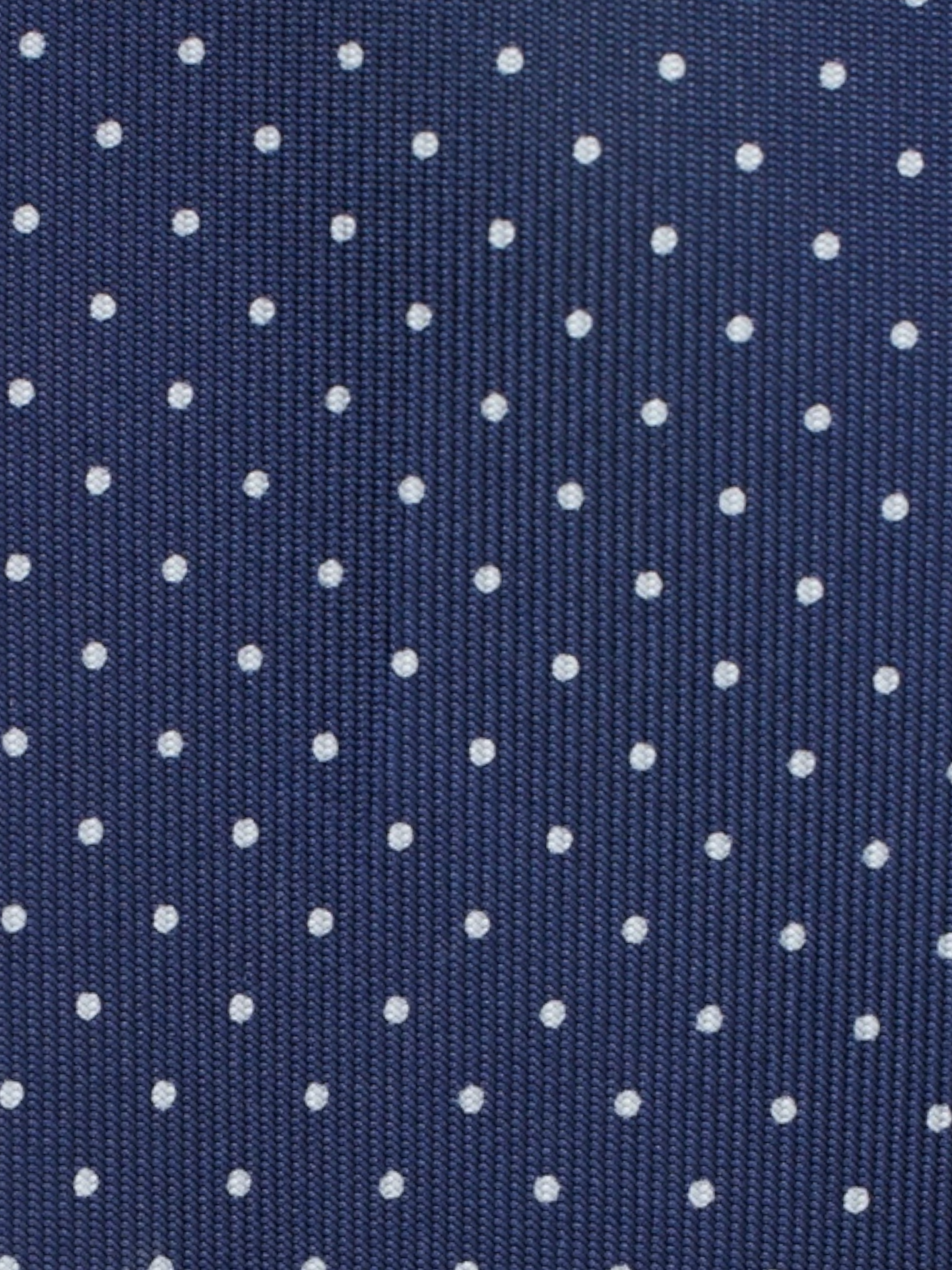 Viola Milano Dark Blue Silk Polkadot Tie
