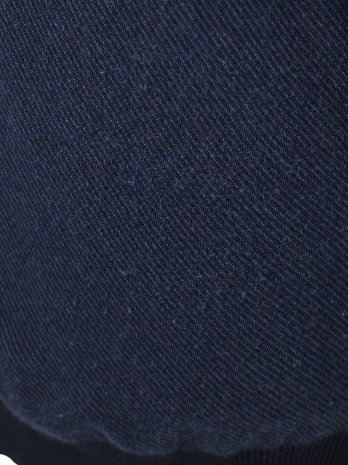 Loro Piana Steel Blue Cashmere Roadster Half-Zip Sweater