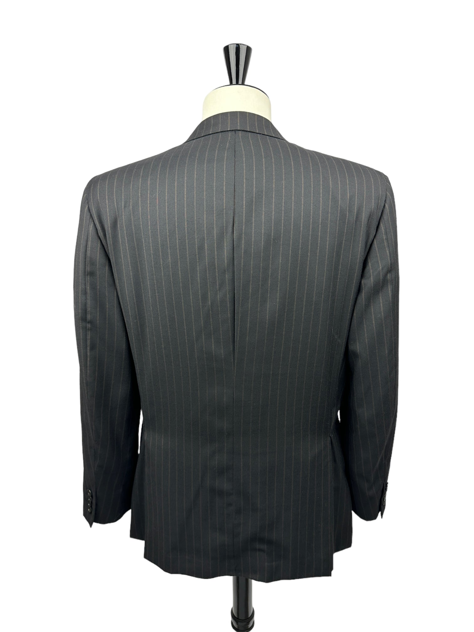 Brioni Black Super 170's Pinstripe Suit