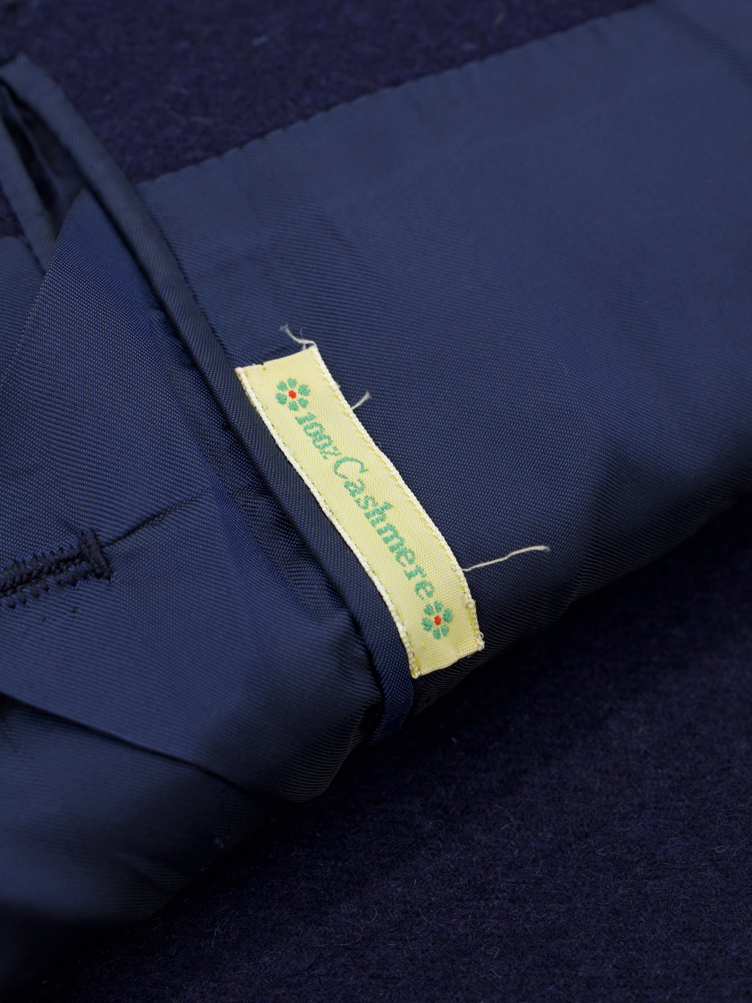Kiton Dark Blue Pure Plushy-Cashmere Winter Jacket