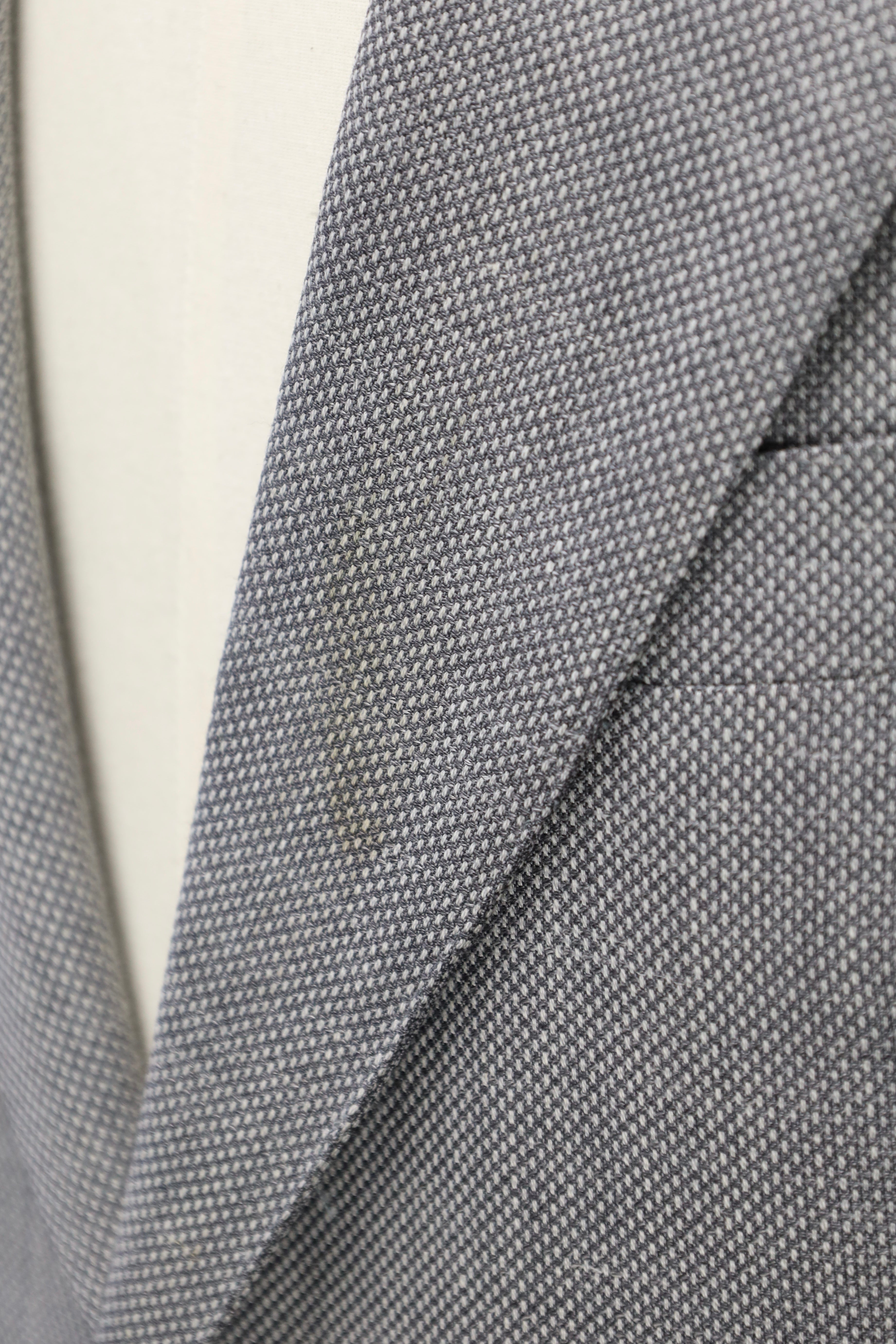 Tom Ford Light Grey Wool, Silk & Linen Windsor Jacket
