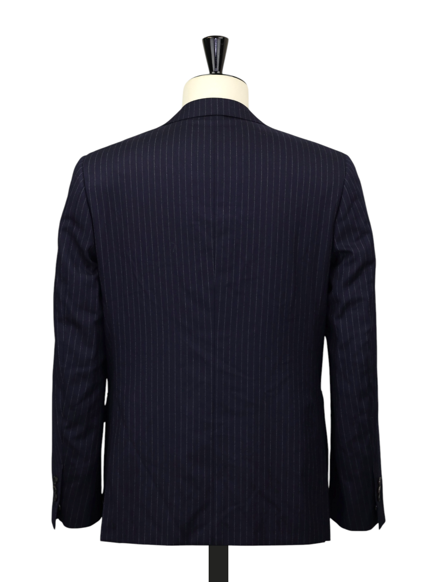 Canali Navy 3-Piece Wool-Flannel Pinstripe Winter Suit + Extra Trousers
