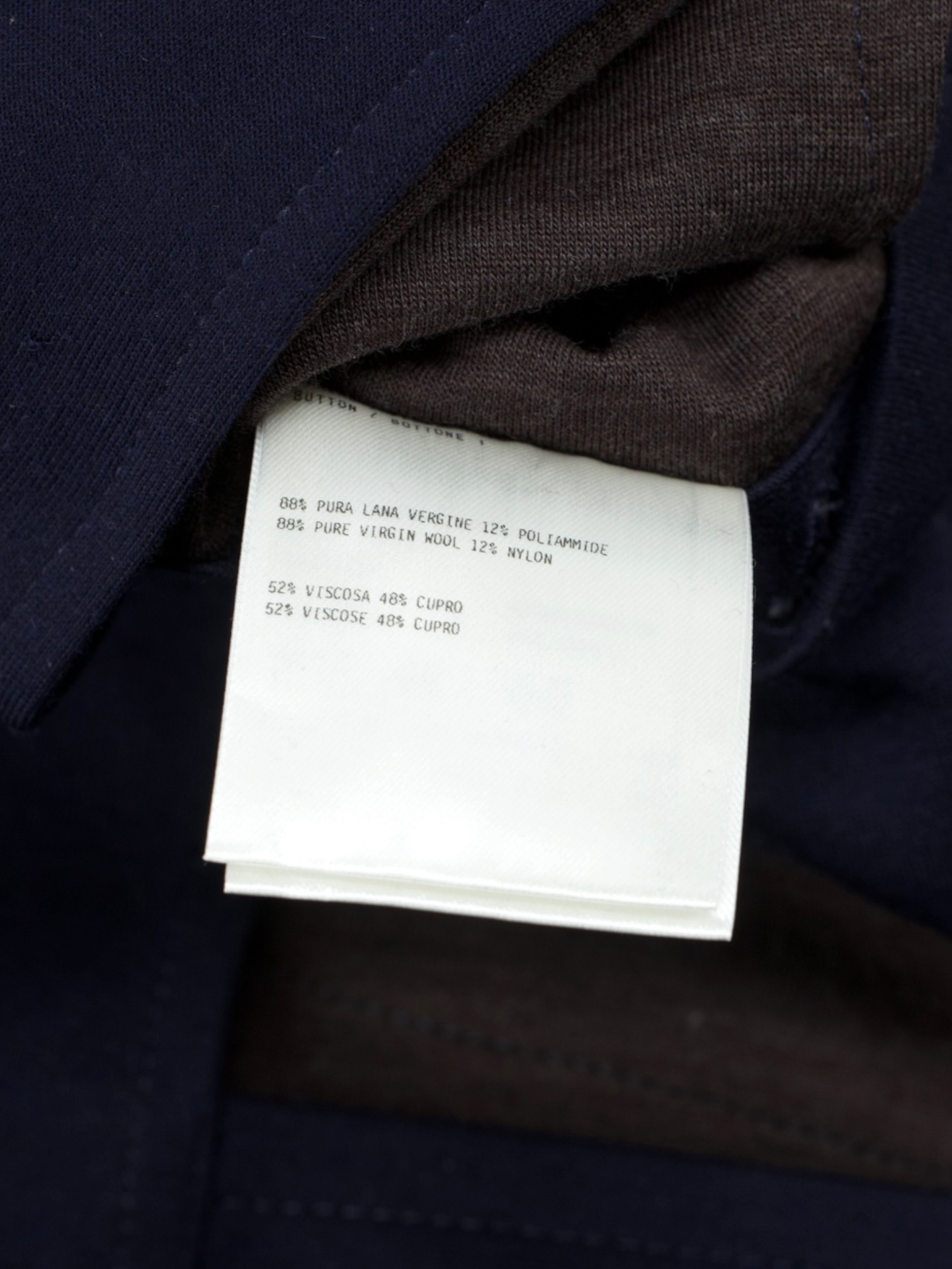 Lardini Navy Super 170's "Wish" & Stretch Knitted Jacket