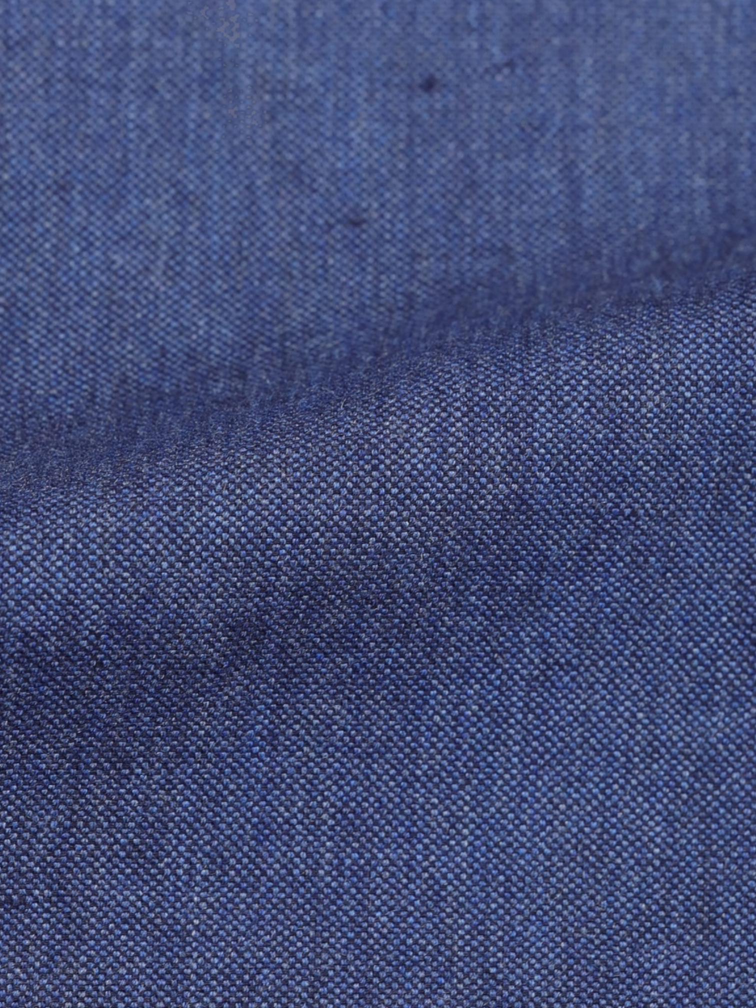 Ermenegildo Zegna Denim Blue Silk & Linen Double Breasted "Zero Weight" Jacket