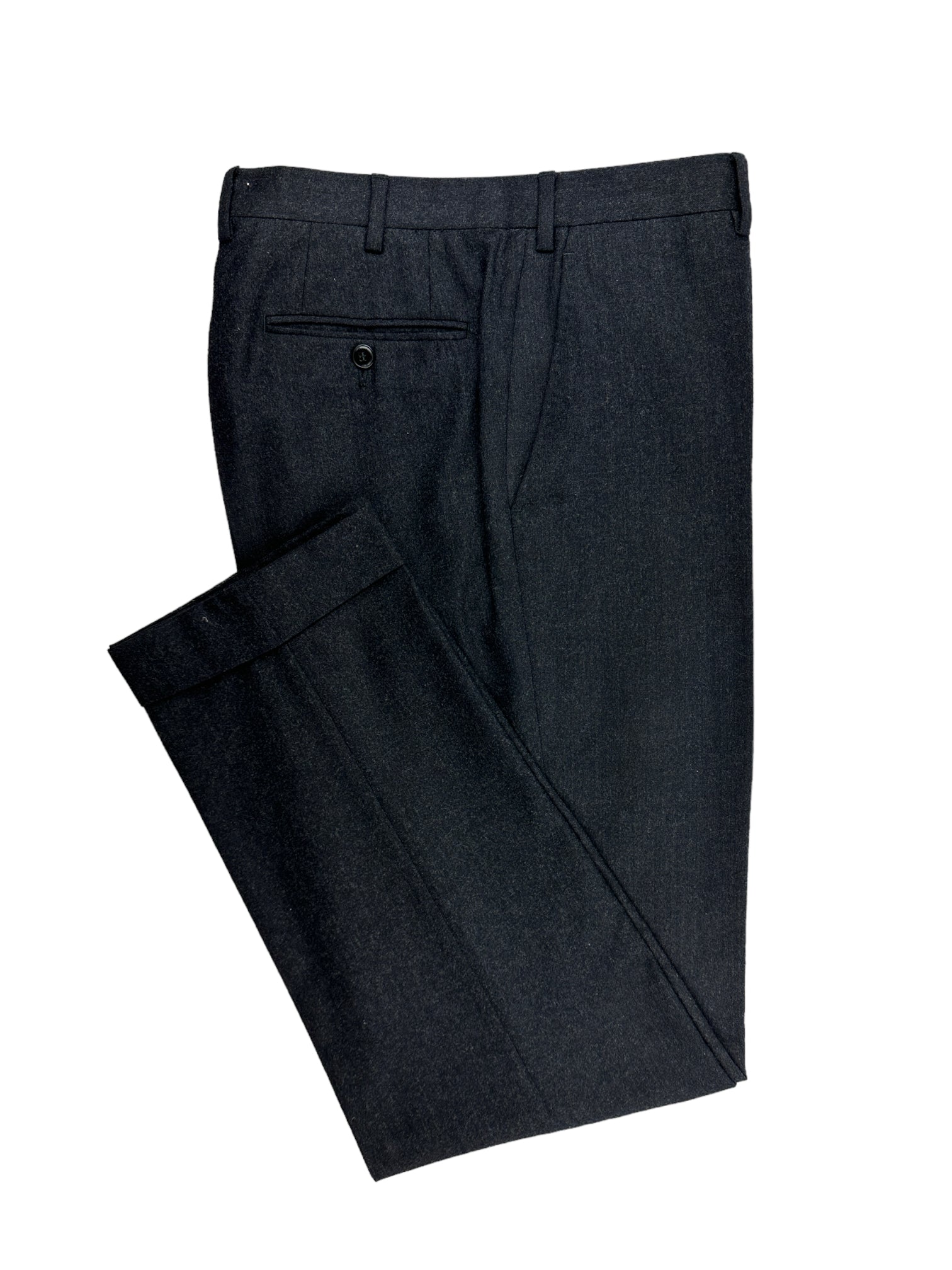 Brioni Dark Grey Flannel Trousers