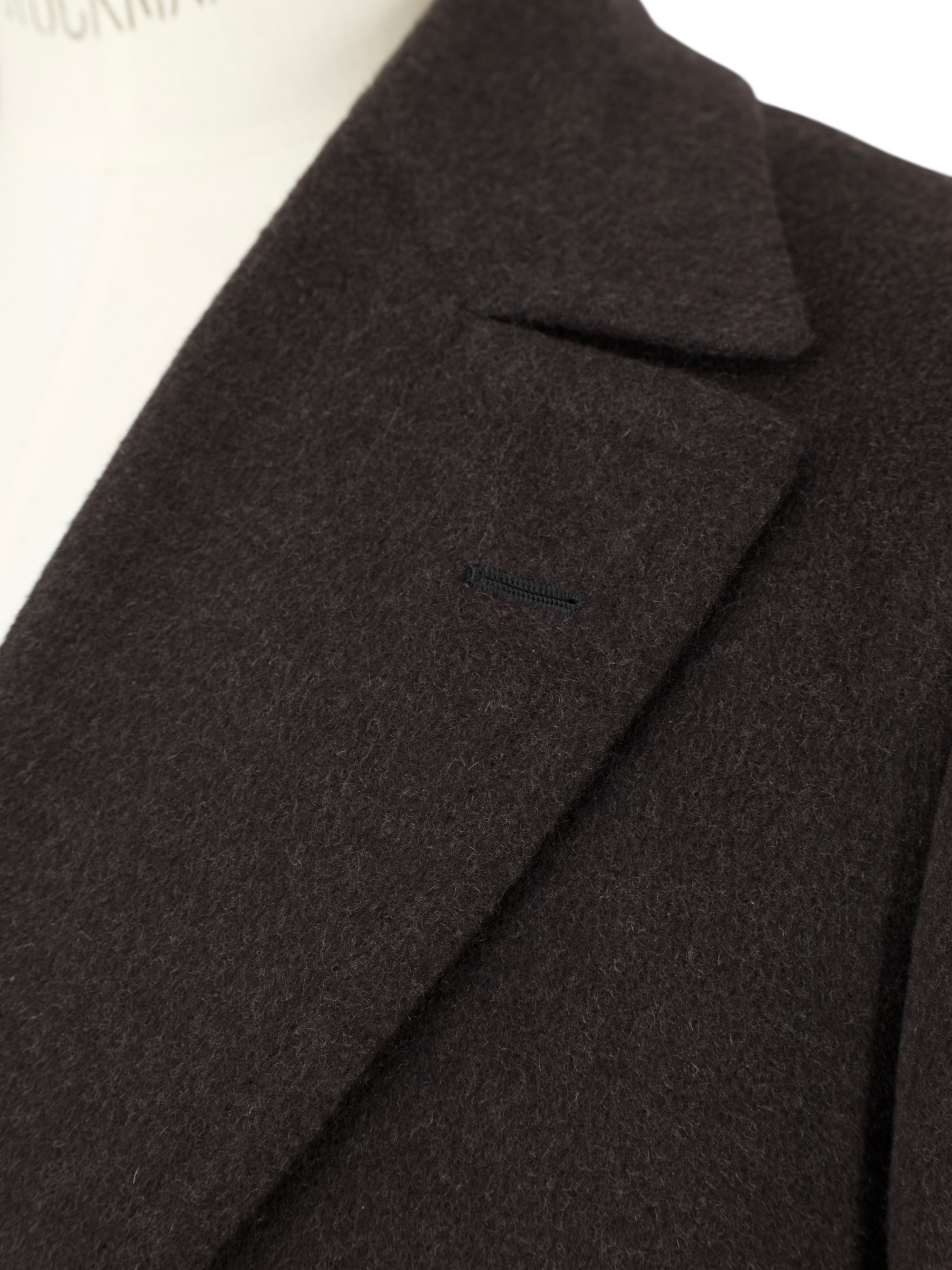 Cesare Attolini Deep Dark-Brown Pure Cashmere Sartorial Polo Coat