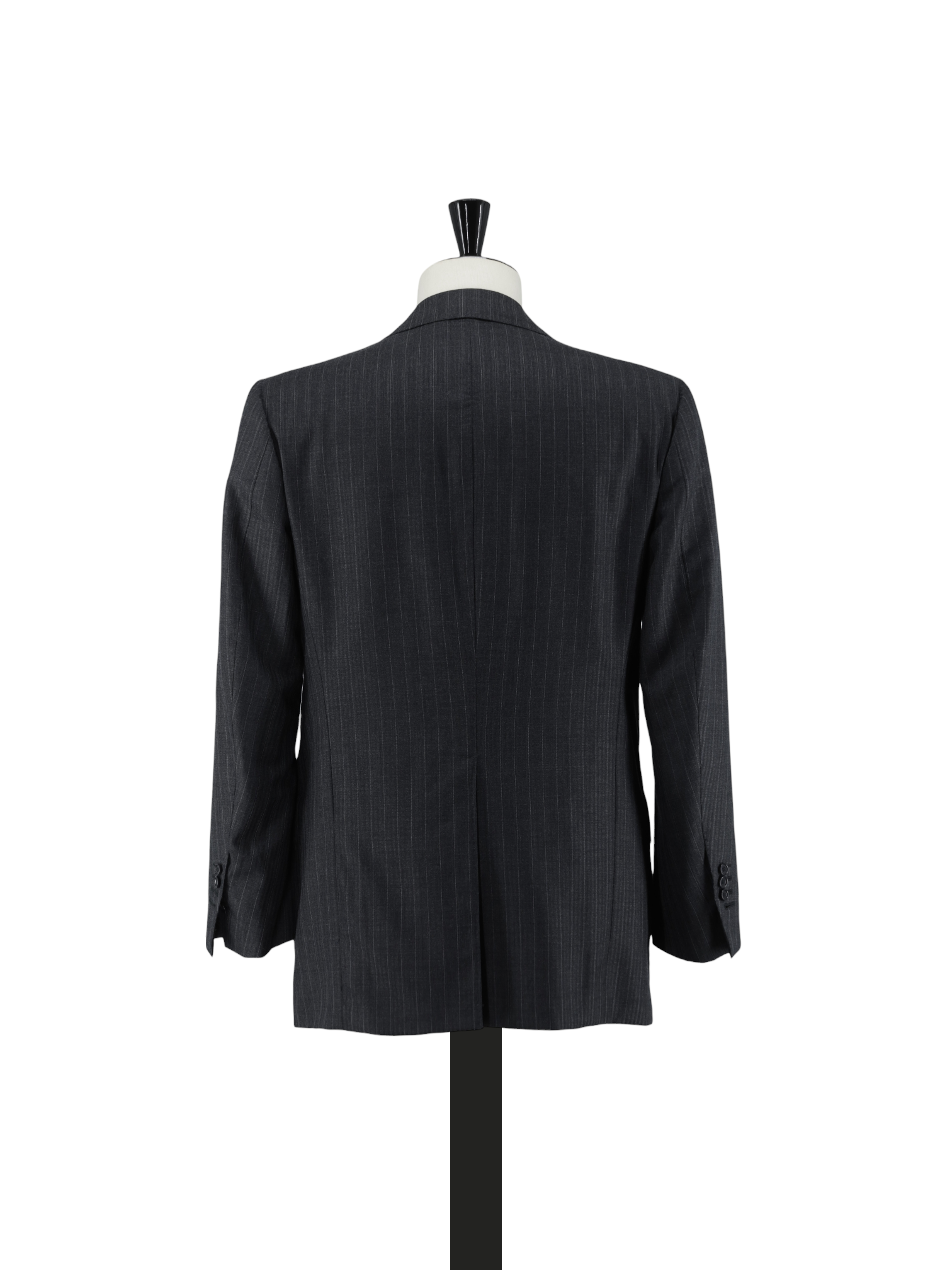 Cesare Attolini Vintage Grey Wool & Cashmere Multi-Pinstripe Suit