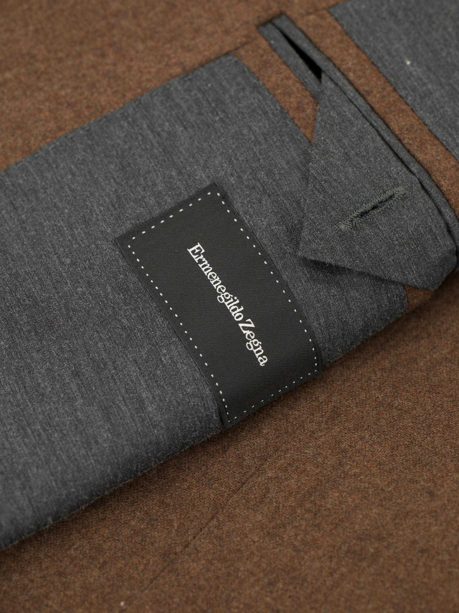 Ermenegildo Zegna Brown Pure-Wool Mila Winter Jacket