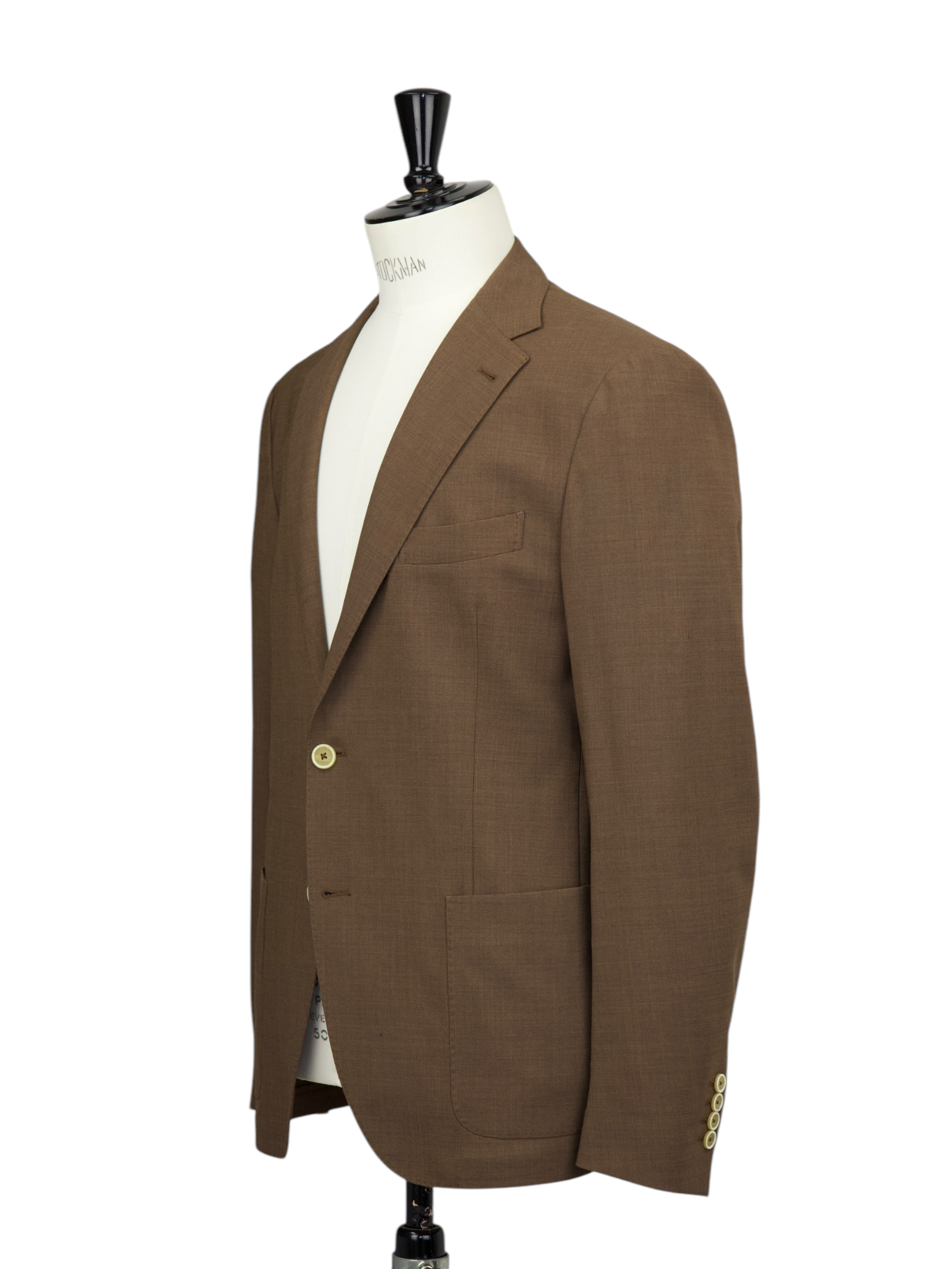 Eleventy Chocolate Brown Cool-Wool Summer Jacket