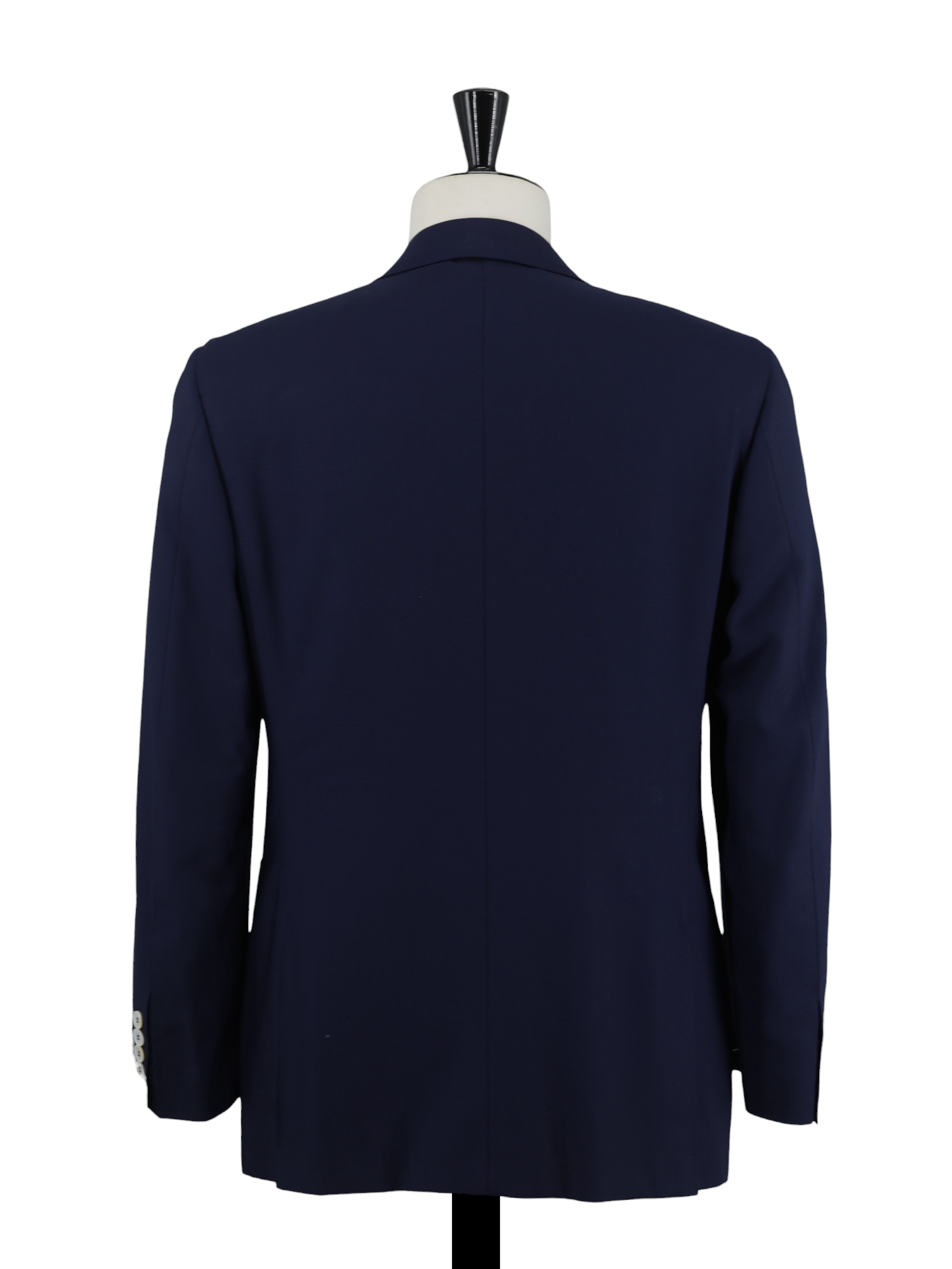 Canali Marine Blue Pure Water-Resistant Wool Basket-Weave Jacket