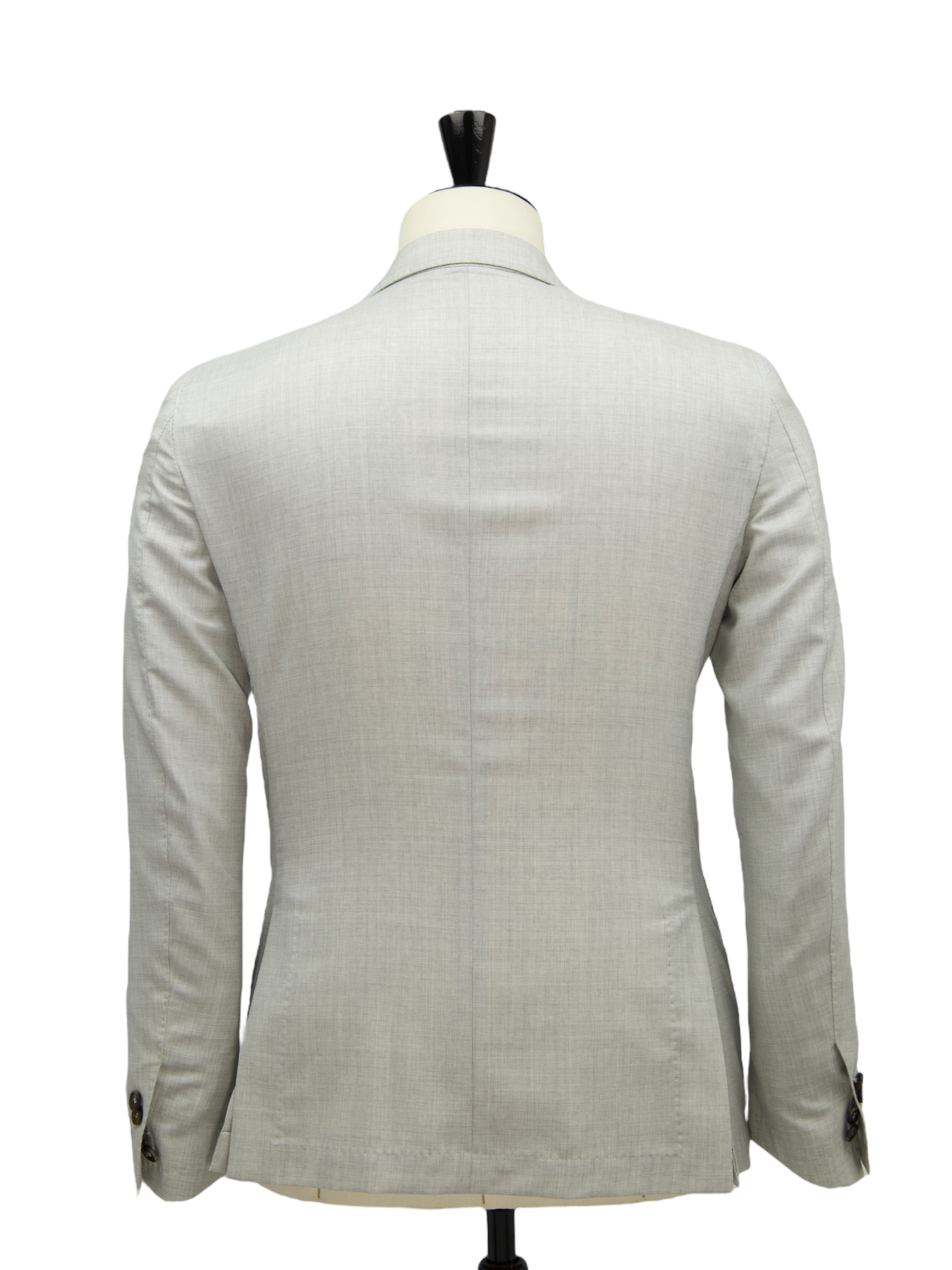 Corneliani Light Grey Wool & Silk Melange Jacket
