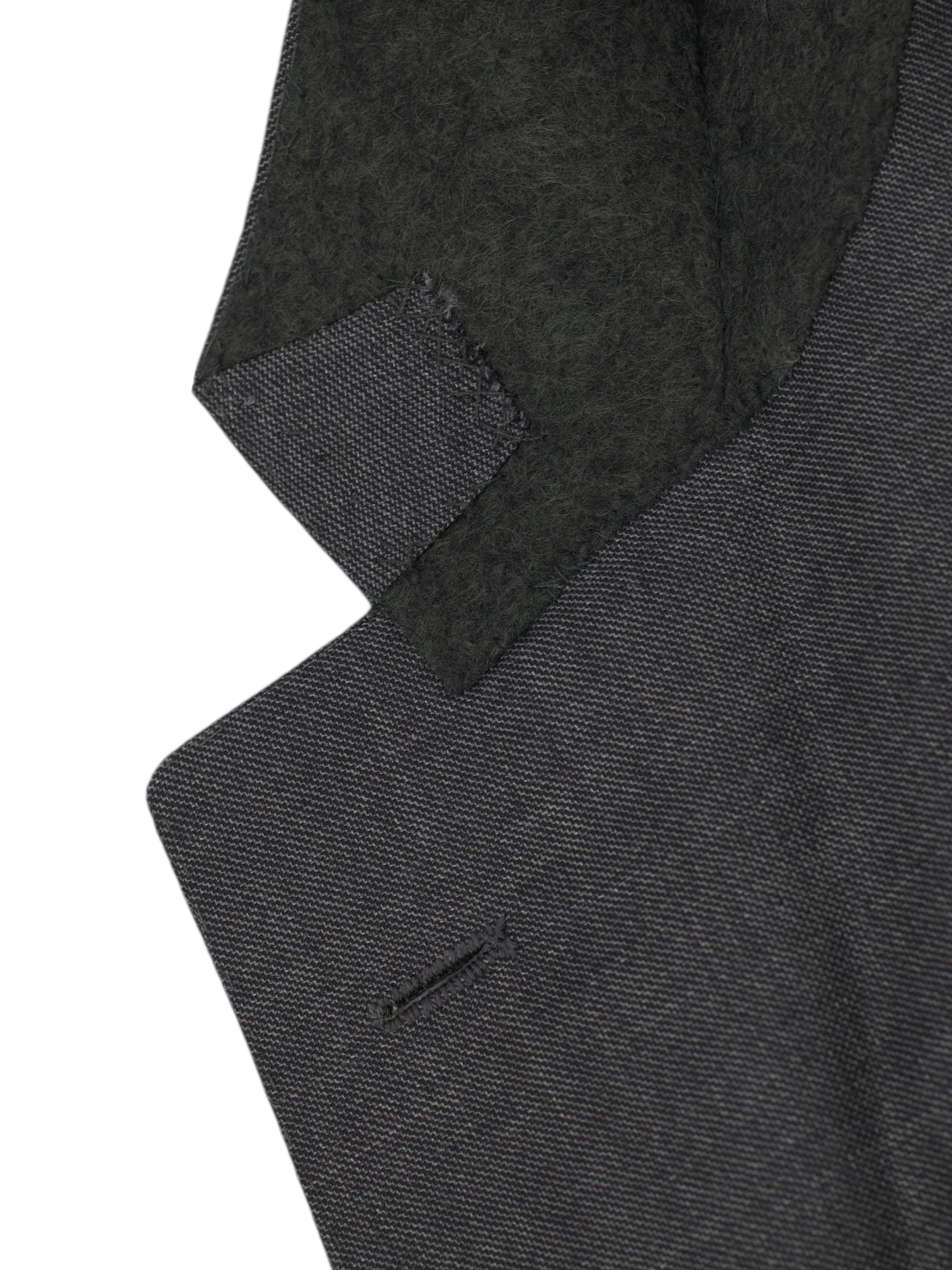 Kiton Grey Fine-Wool Sharkskin Neapolitan Suit