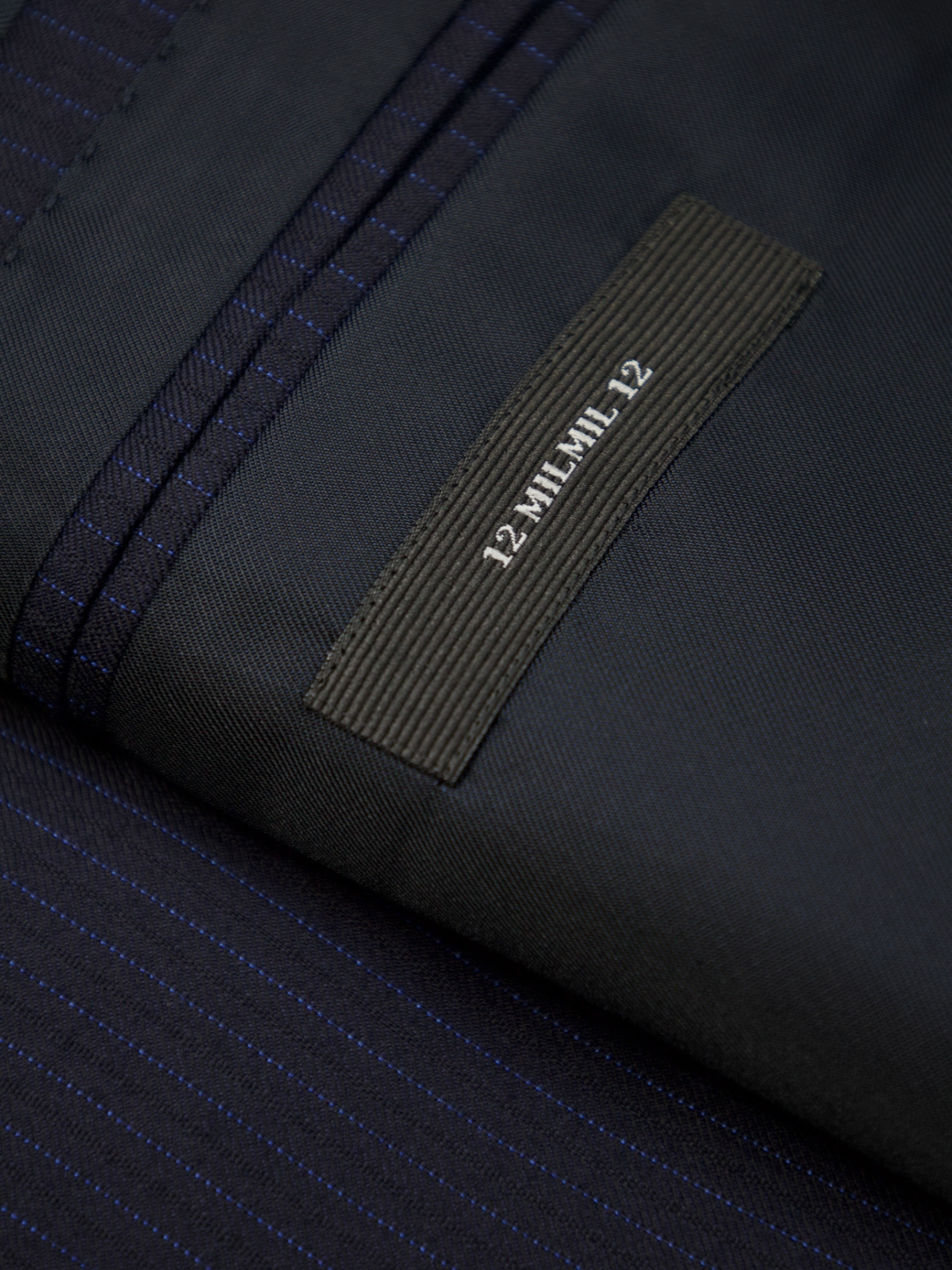 Ermenegildo Zegna Navy 12milmil12 Pinstripe Mila Suit